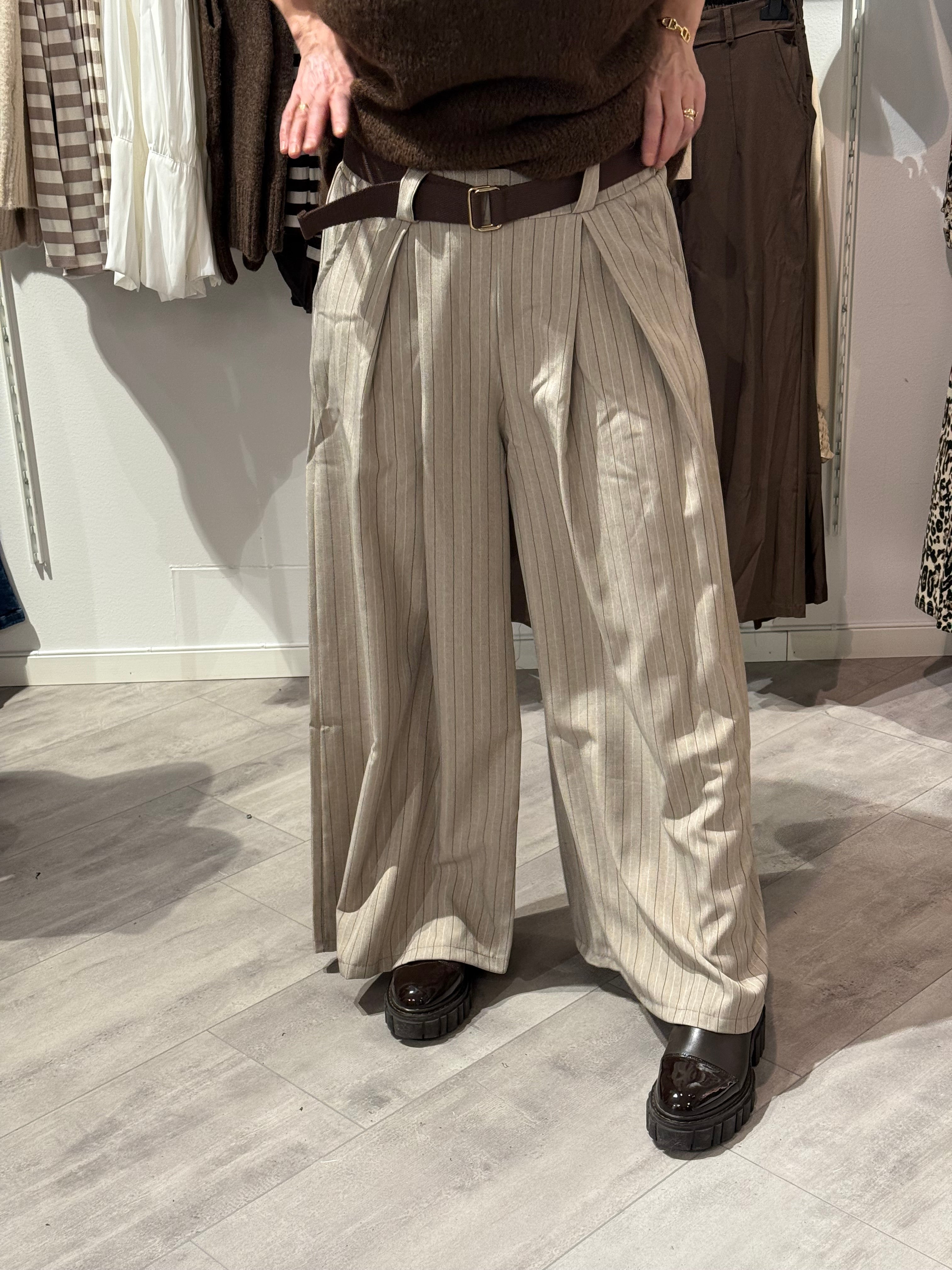 WIDE PANTS WITH BELT