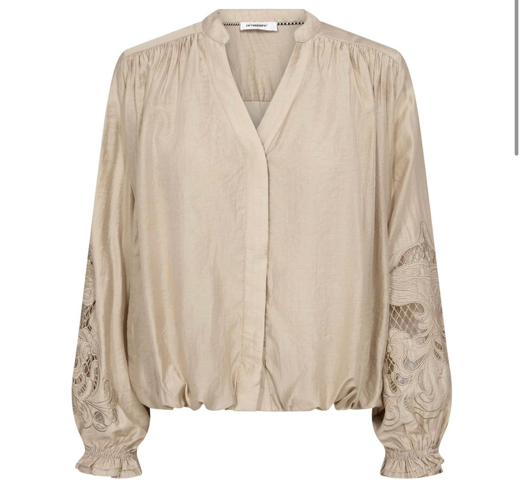 CCdelin balloon shirt - beige