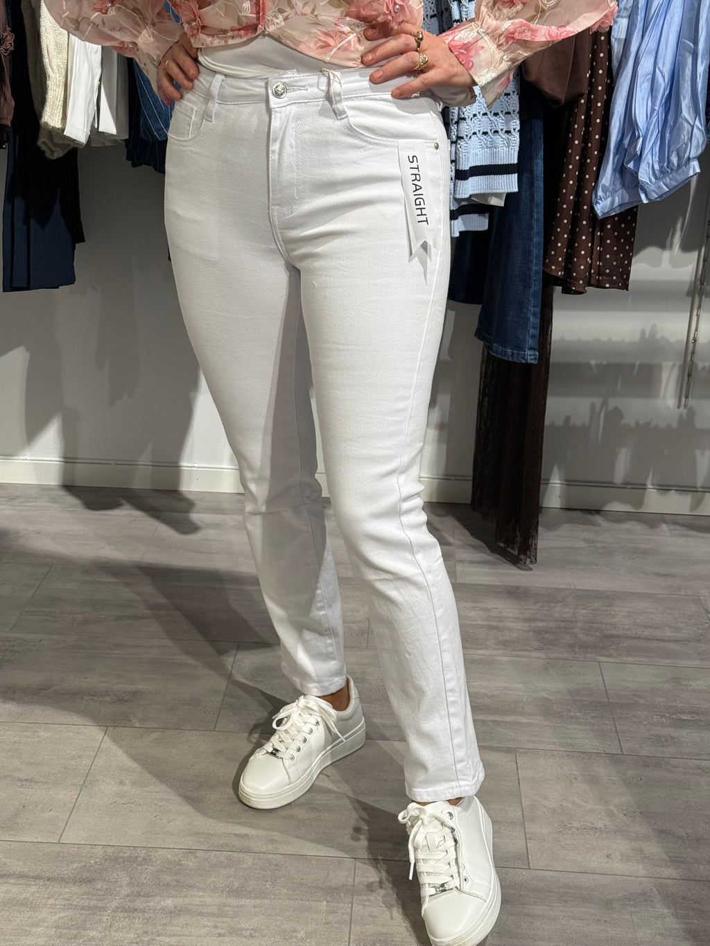 Straight jeans - vit