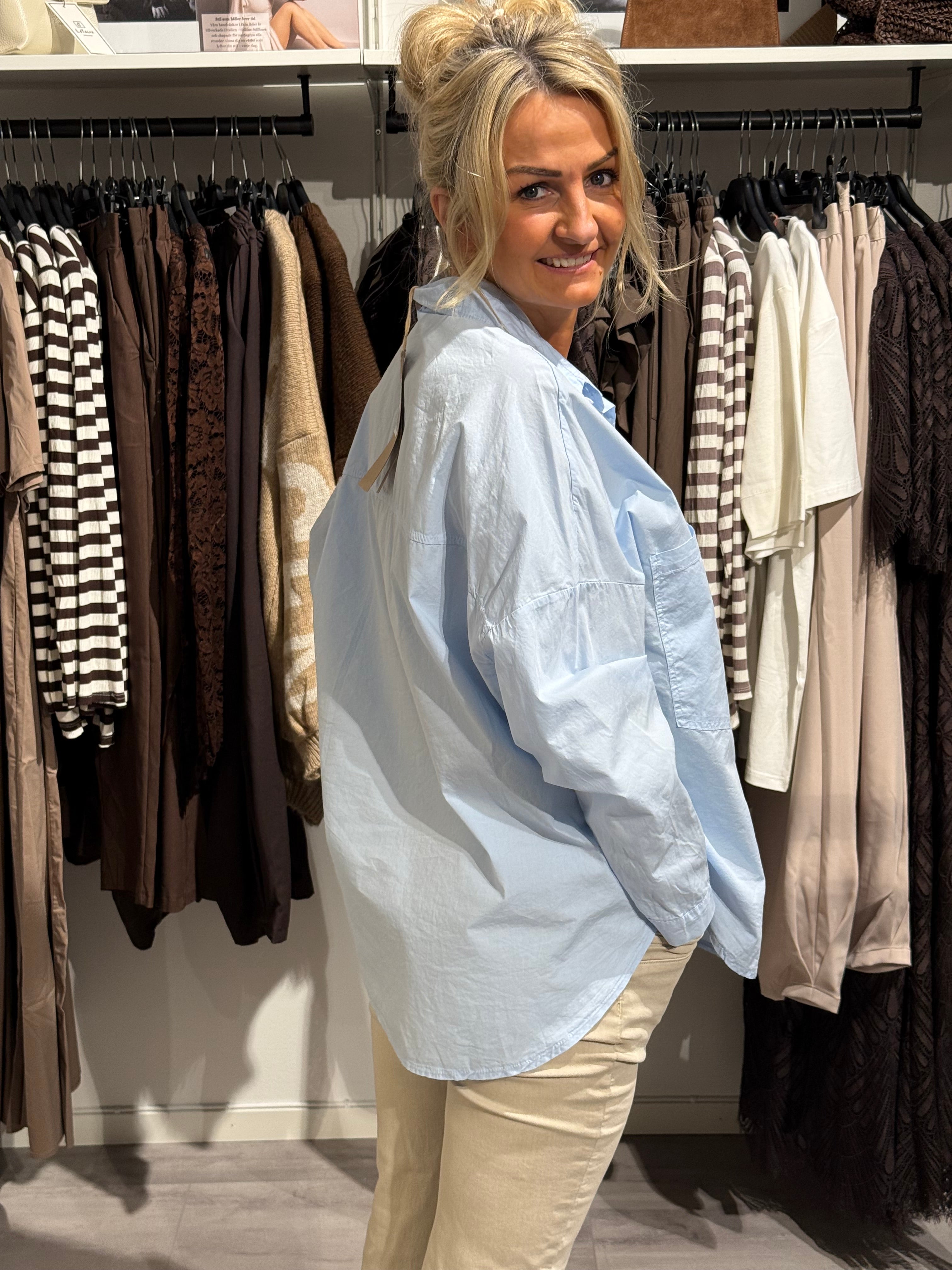 MDCCECILE SKJORTA - BLÅ