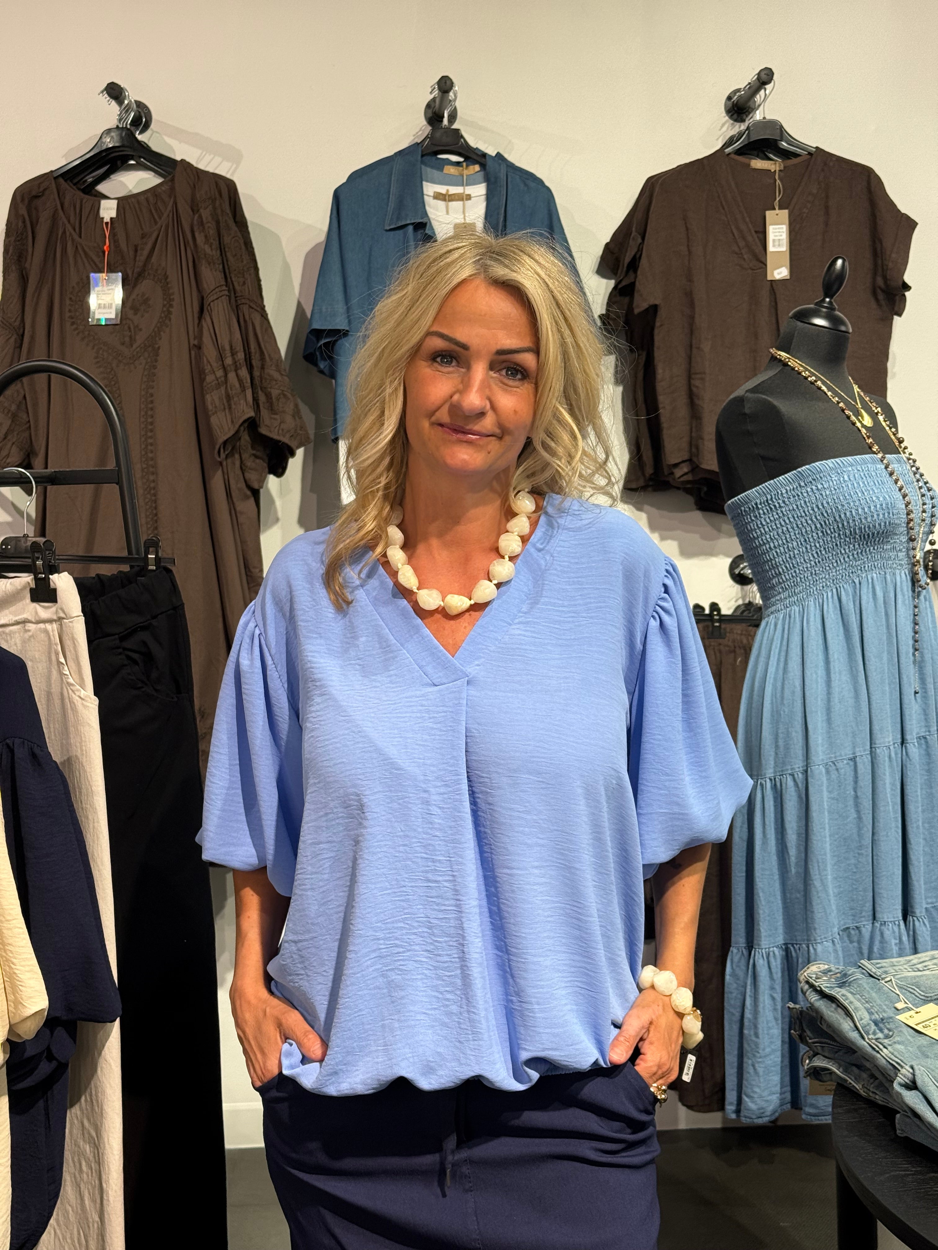 Wilma topp- blå