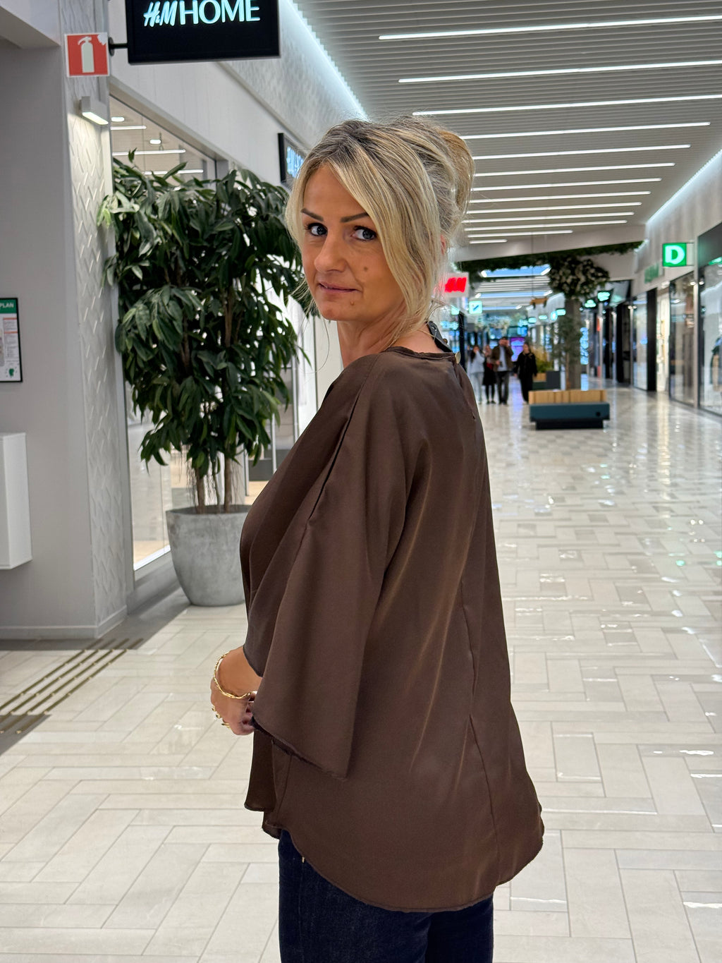 Blank top brown