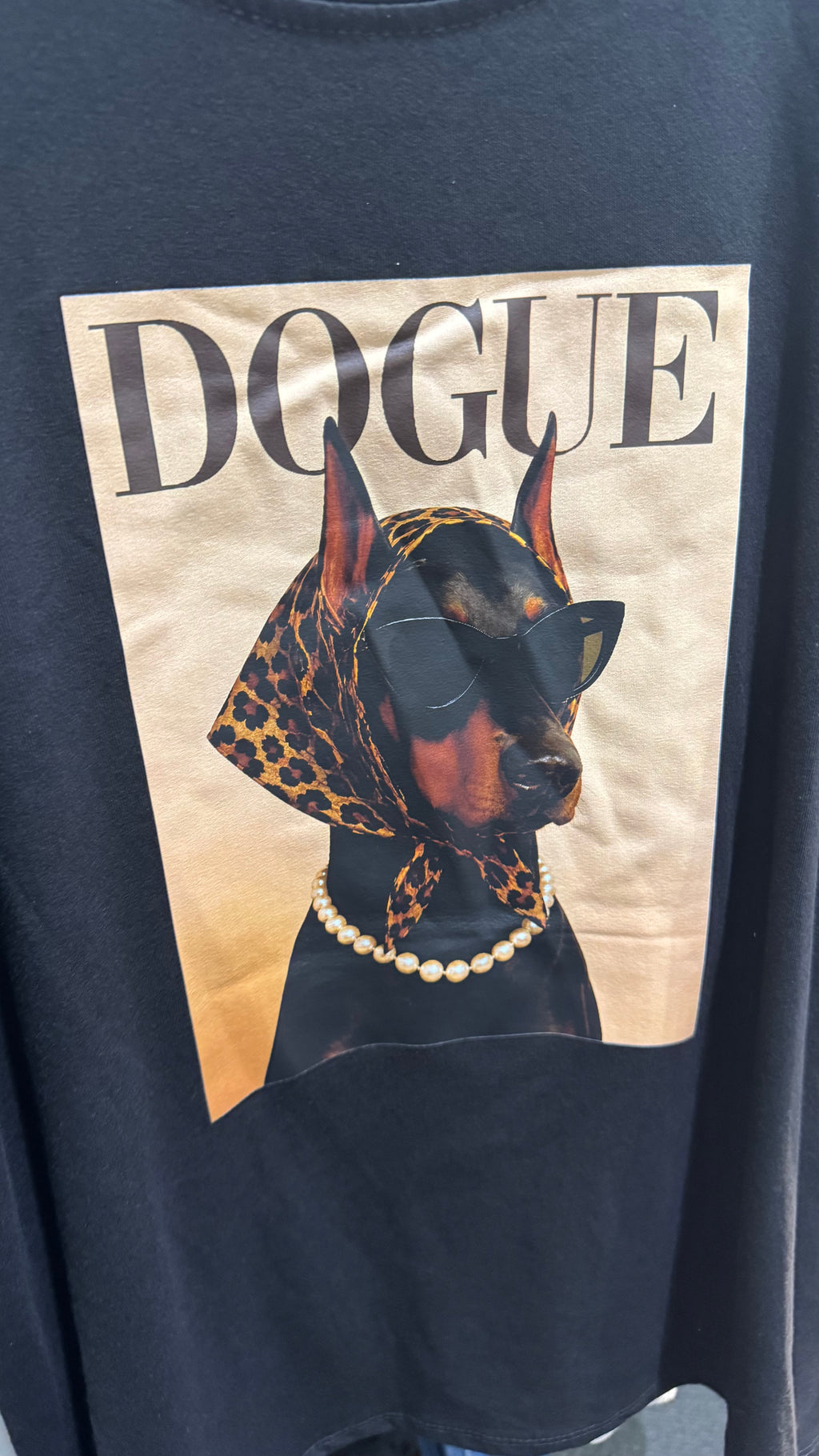 T-shirt douge - black