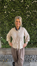 CC tie cardigan