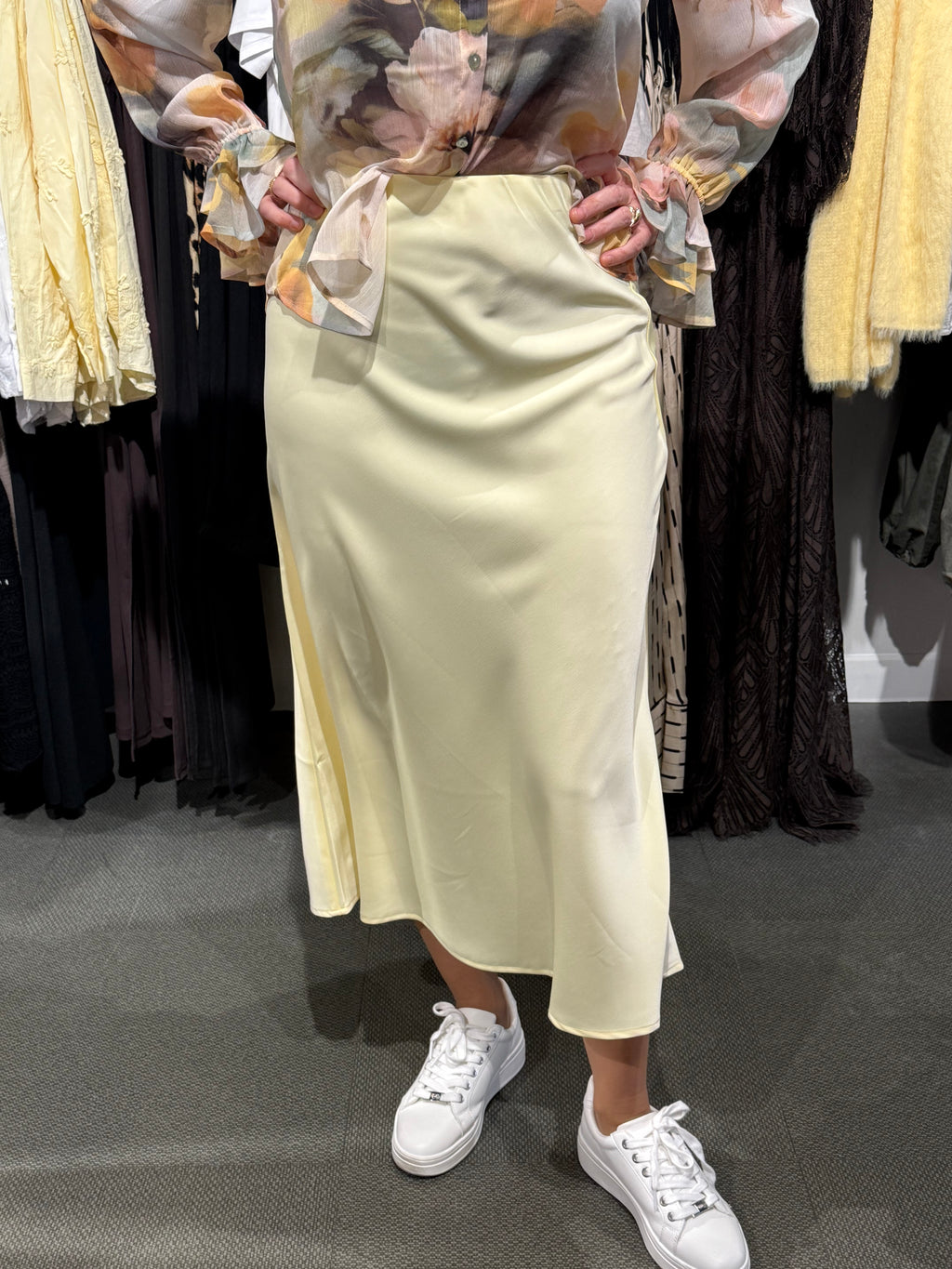 Pella kjol yellow