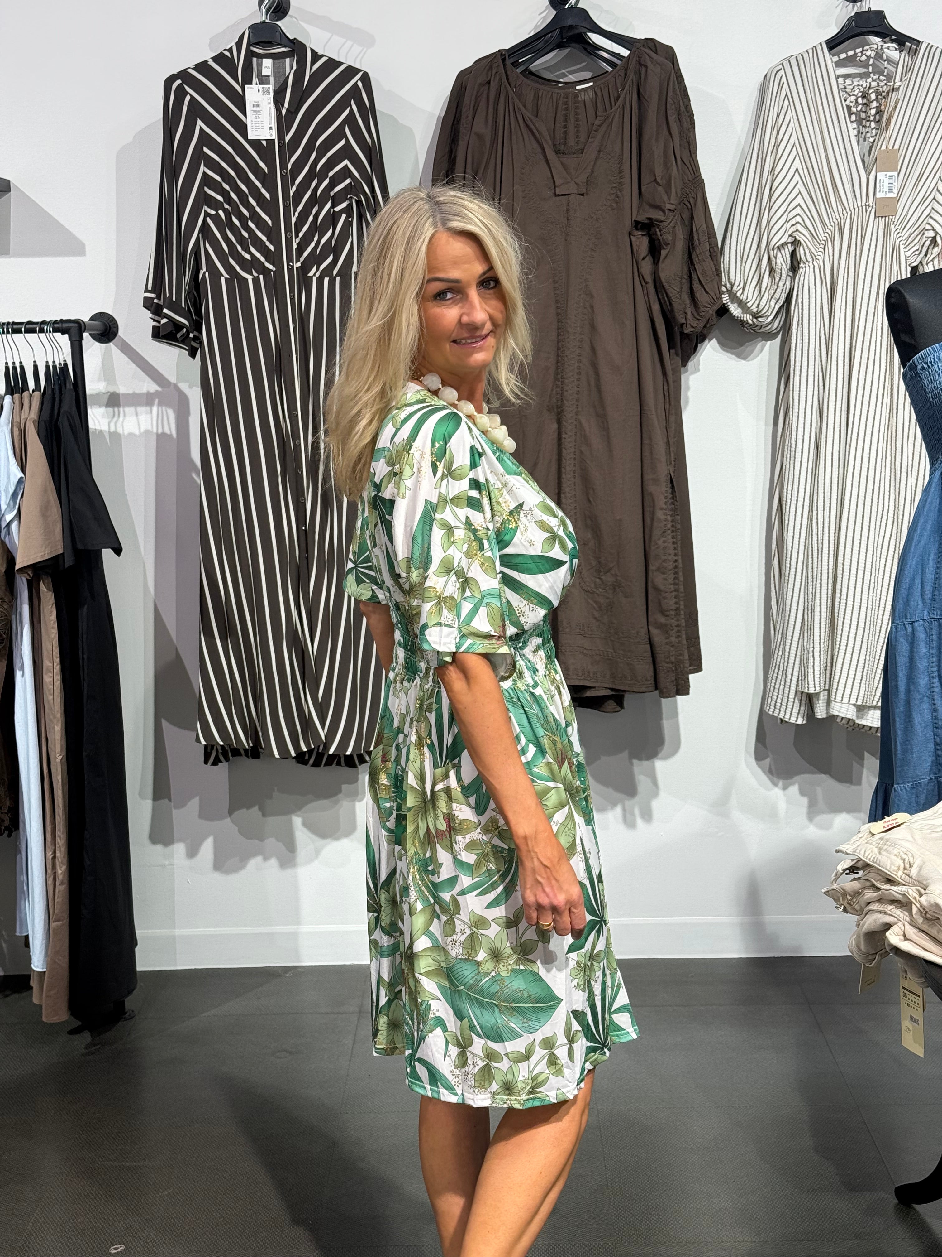 Millie dress- green