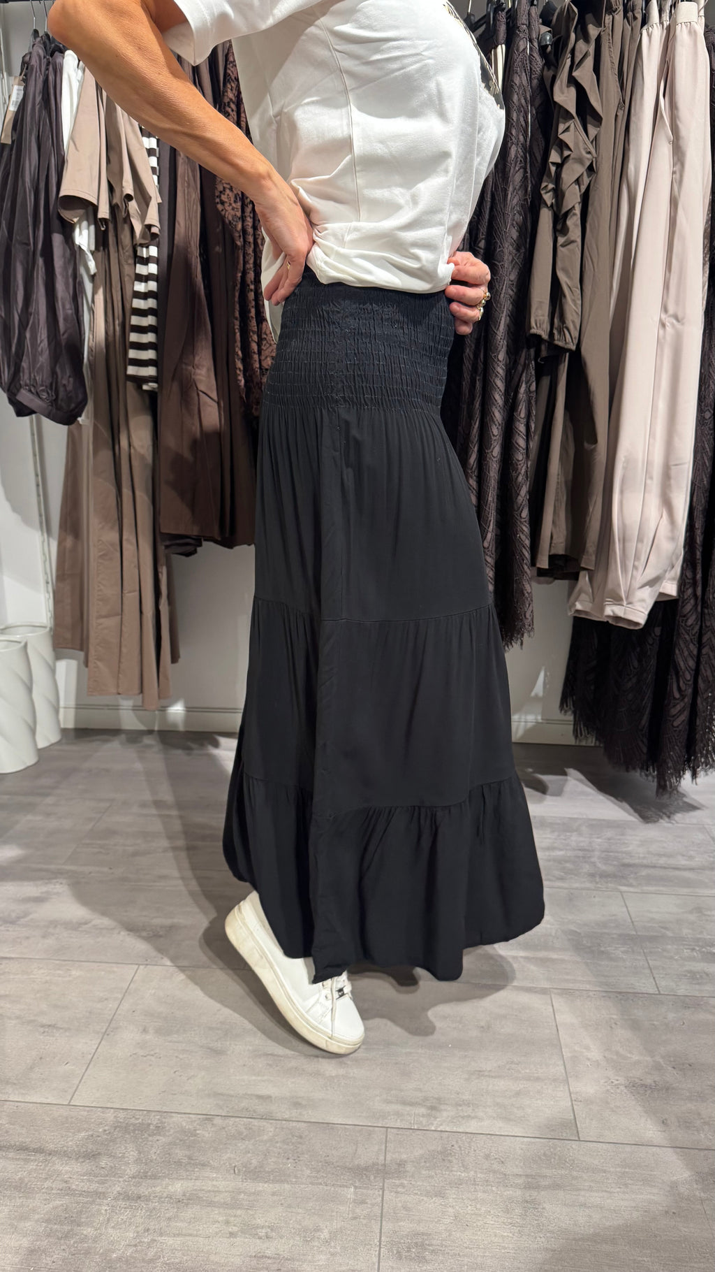 Smock kjol - svart