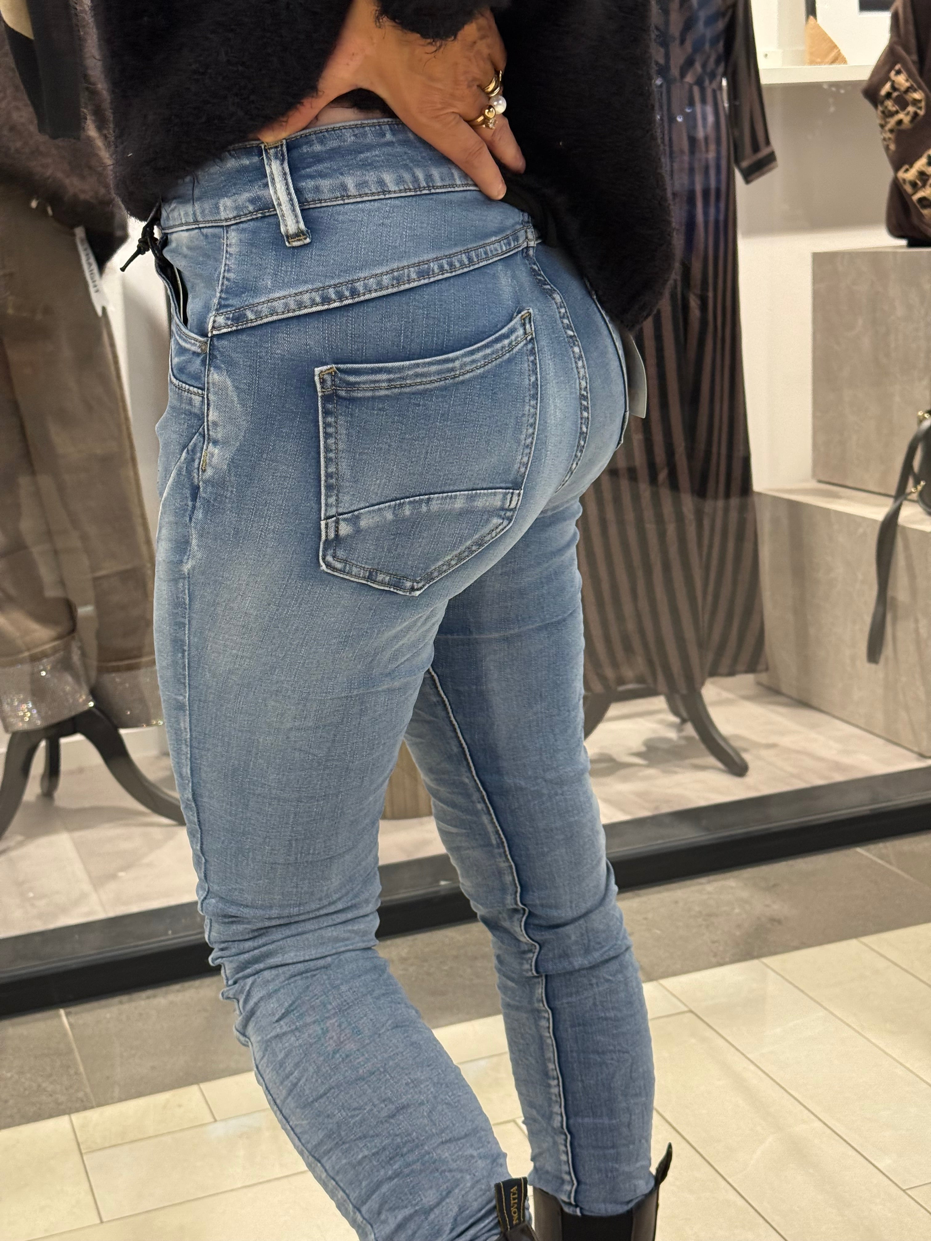 Mirakeljeans - ljusblå