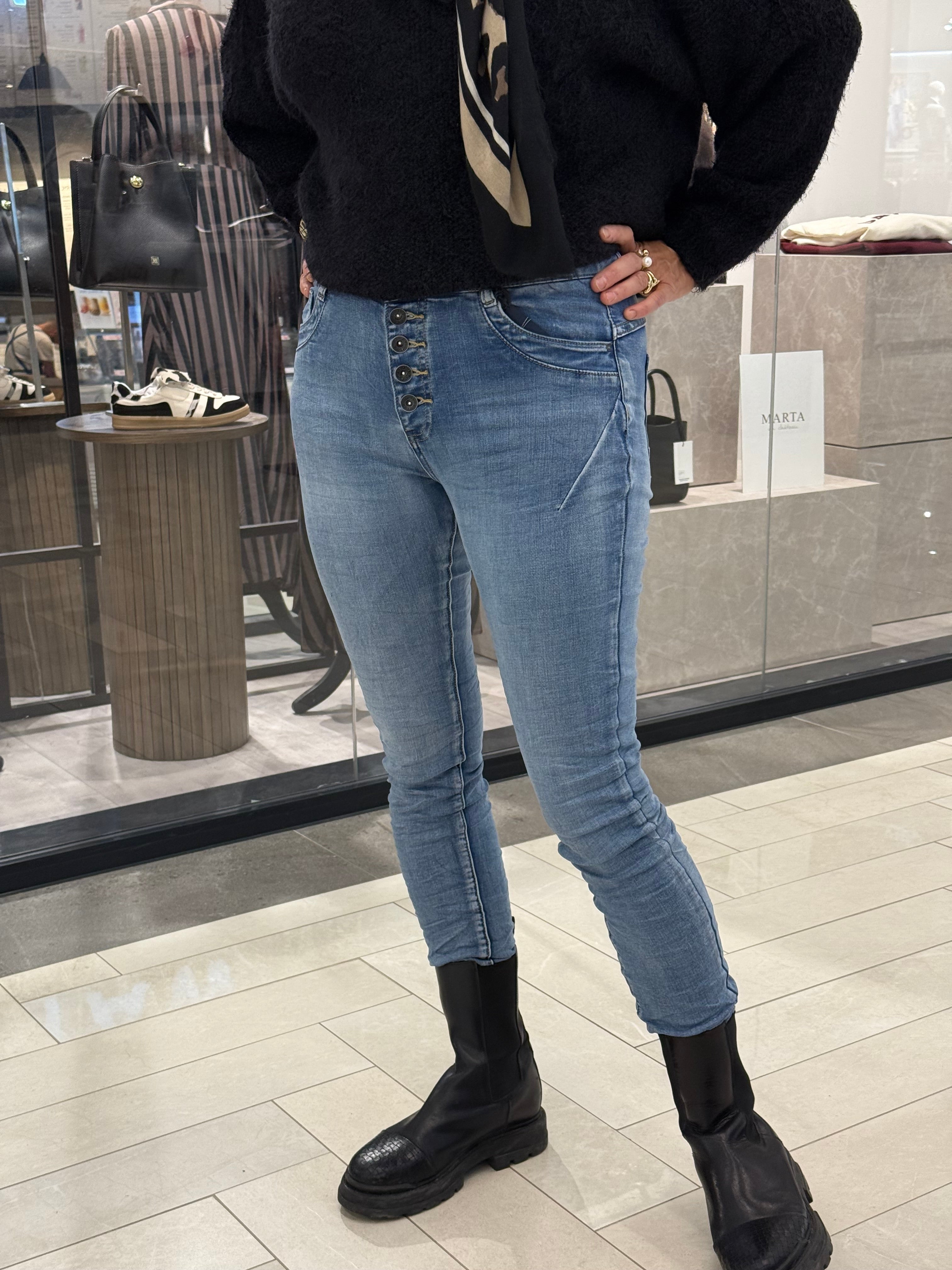 Mirakeljeans - ljusblå