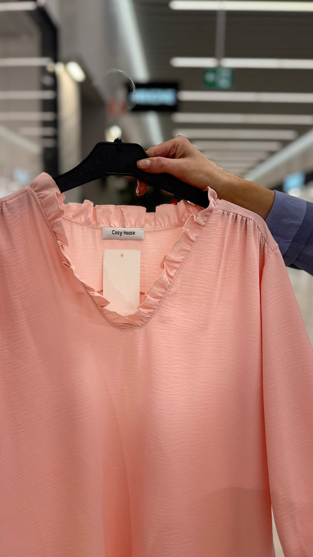 Basic blus ljusrosa