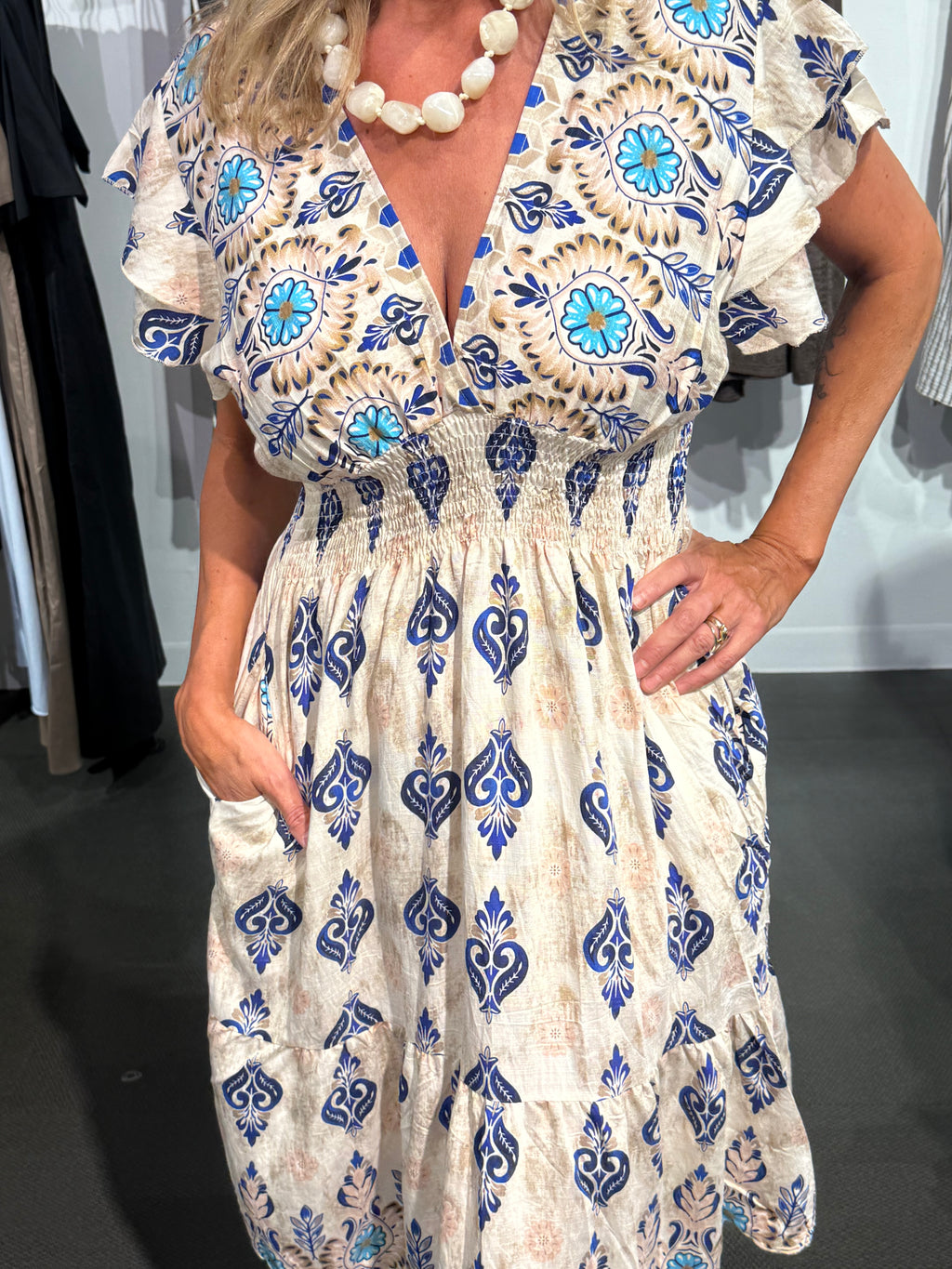 Wera dress- blue