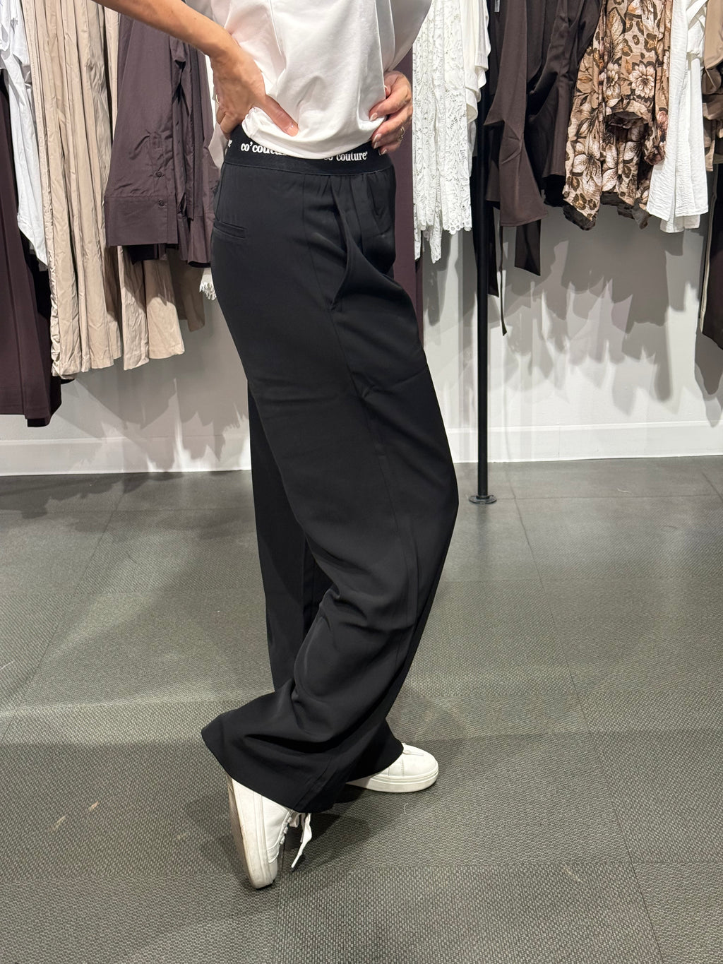 CC logo pant- black