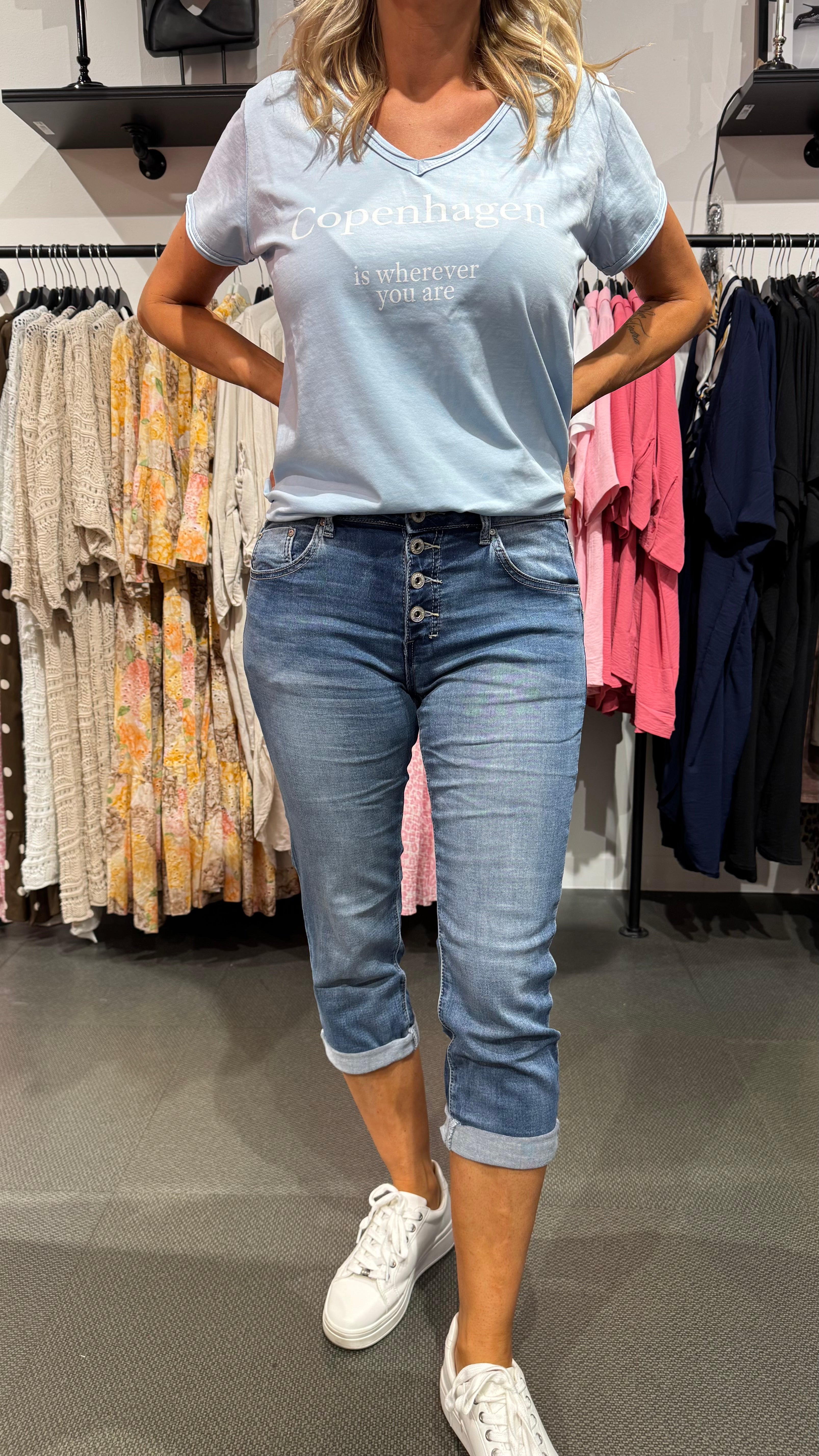 Capri jeans - blå