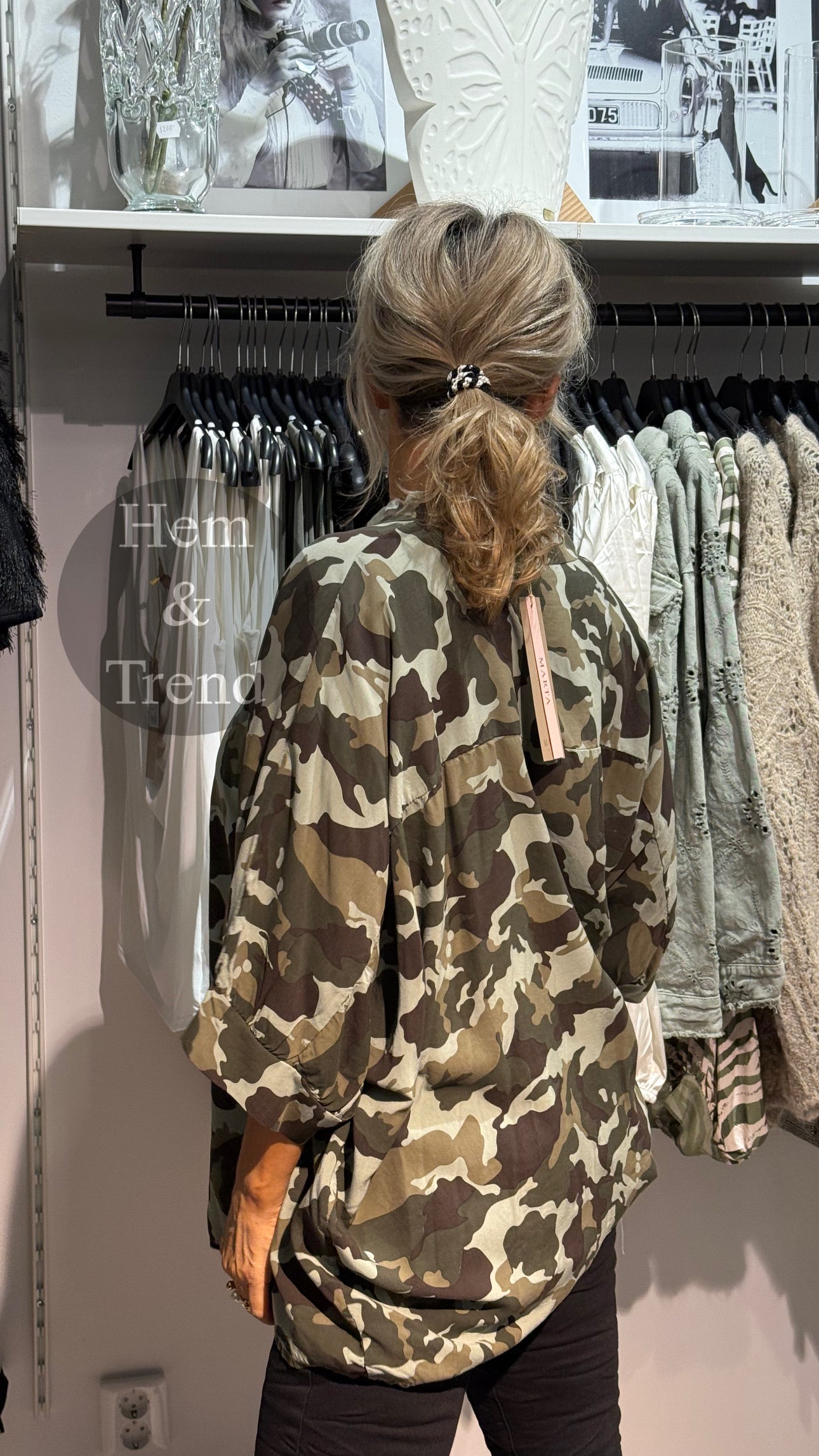 Camo skjorta grön