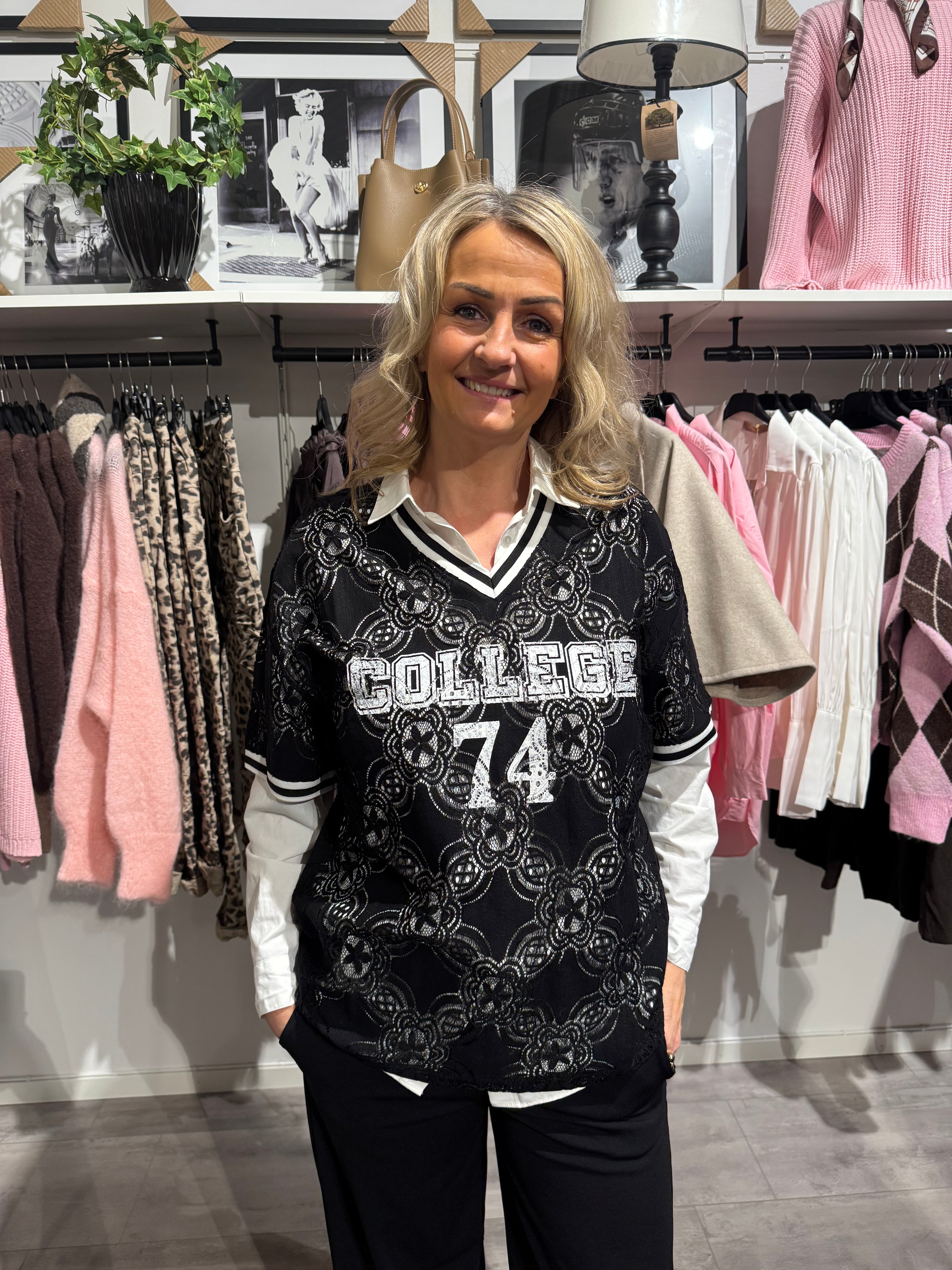 CUcollege T-shirt - svart