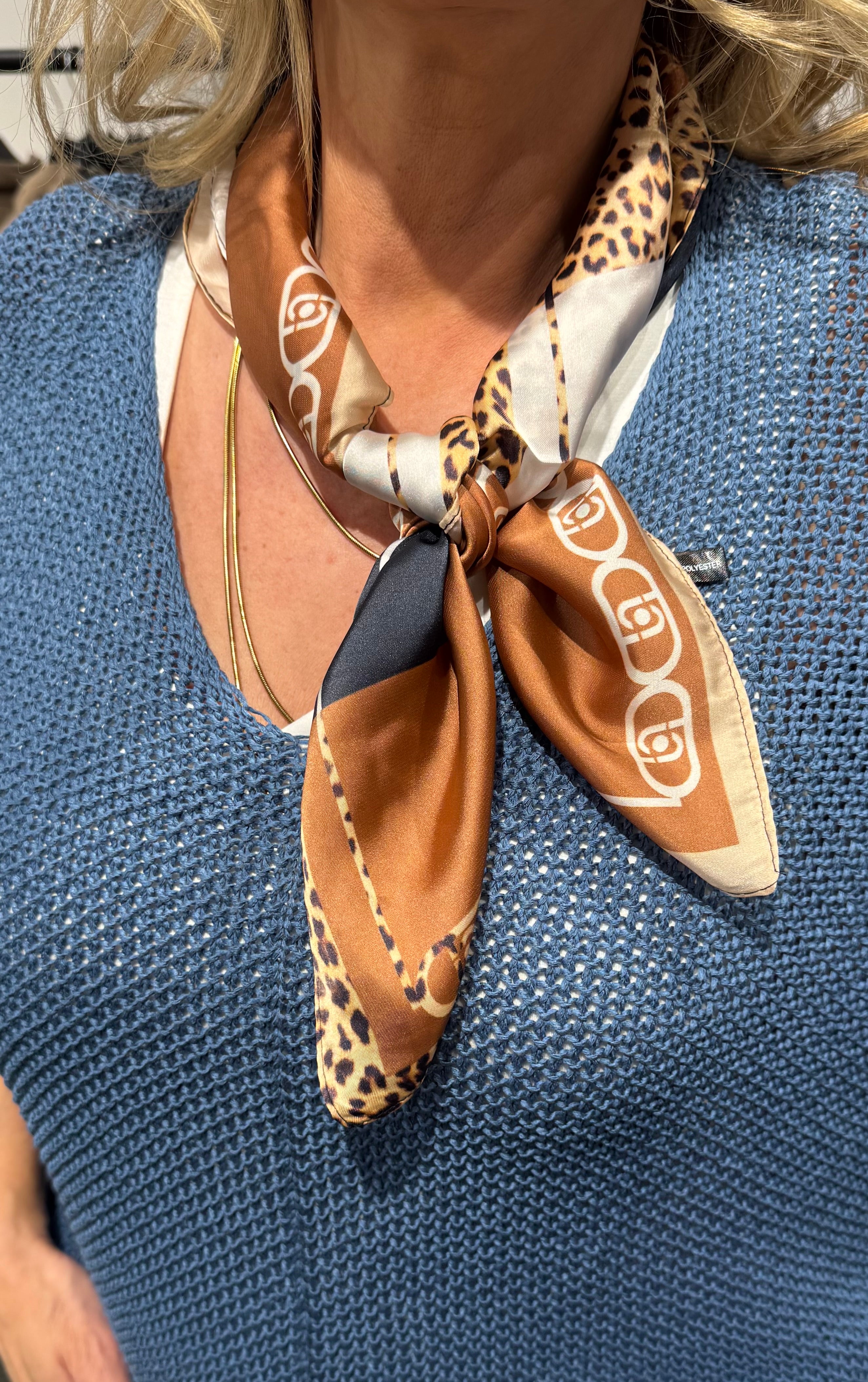 Scarf - Leo/camel