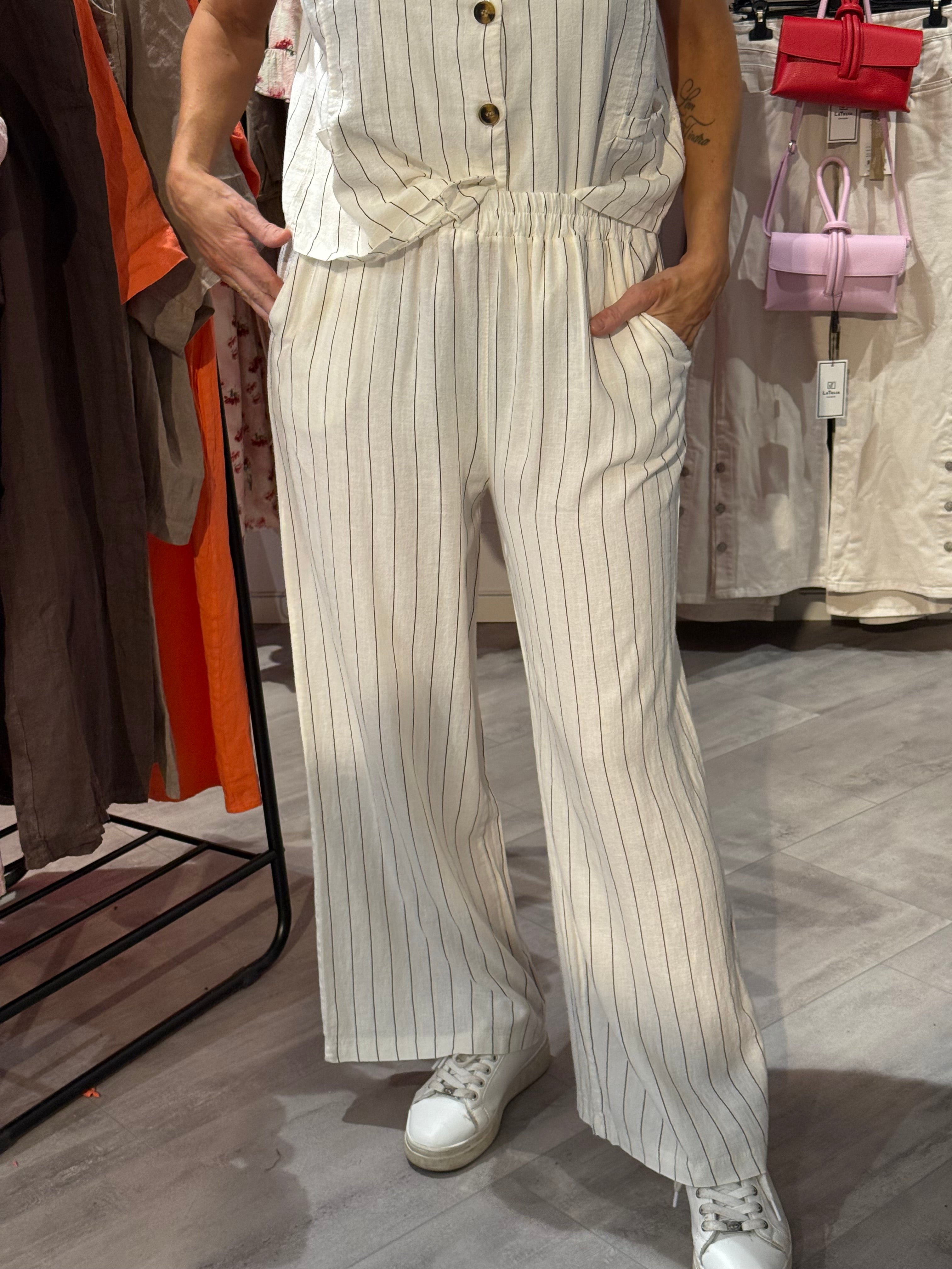 RANDIGA BYXOR - LINNEMIX