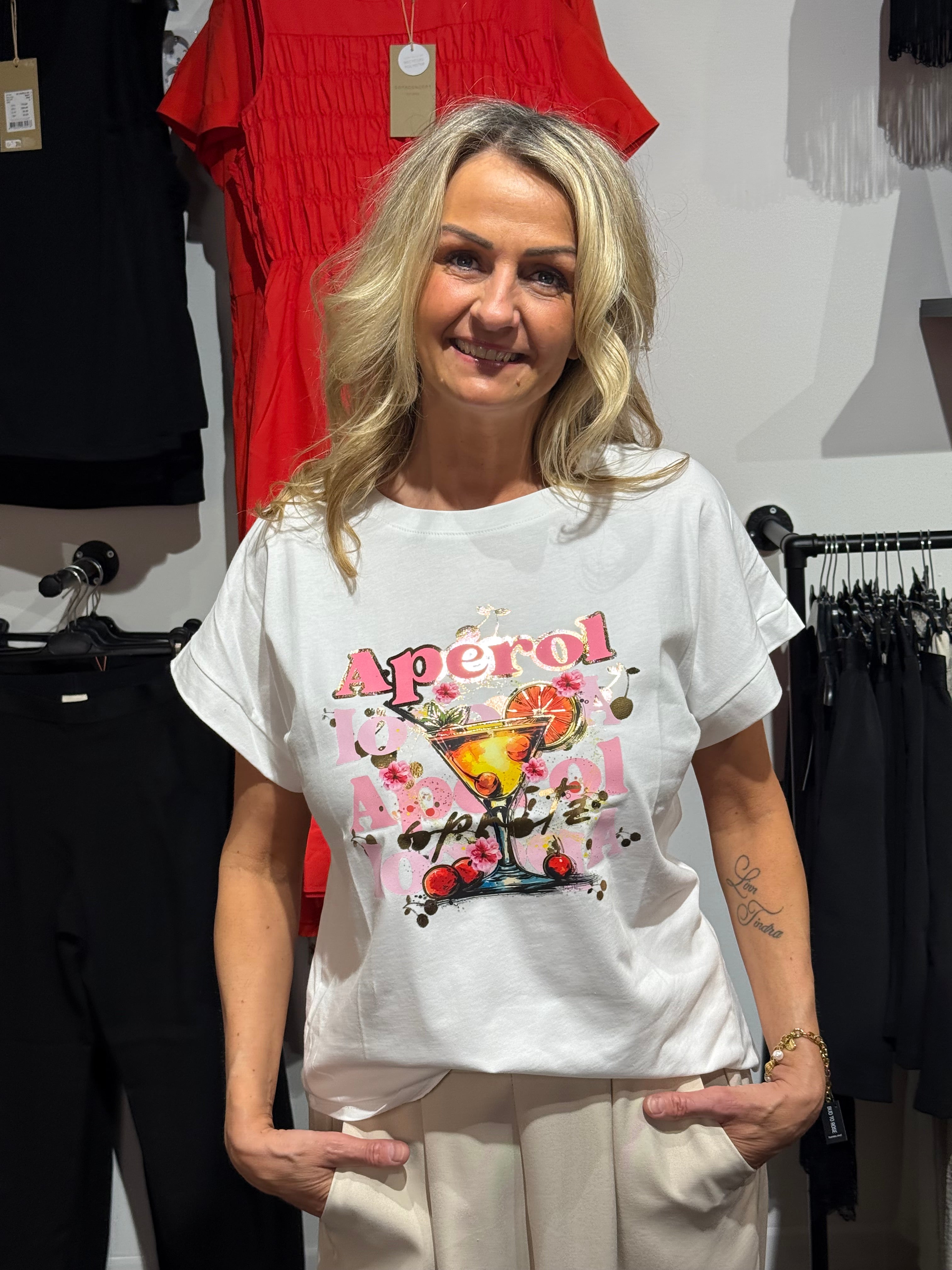 T-shirt- aperol