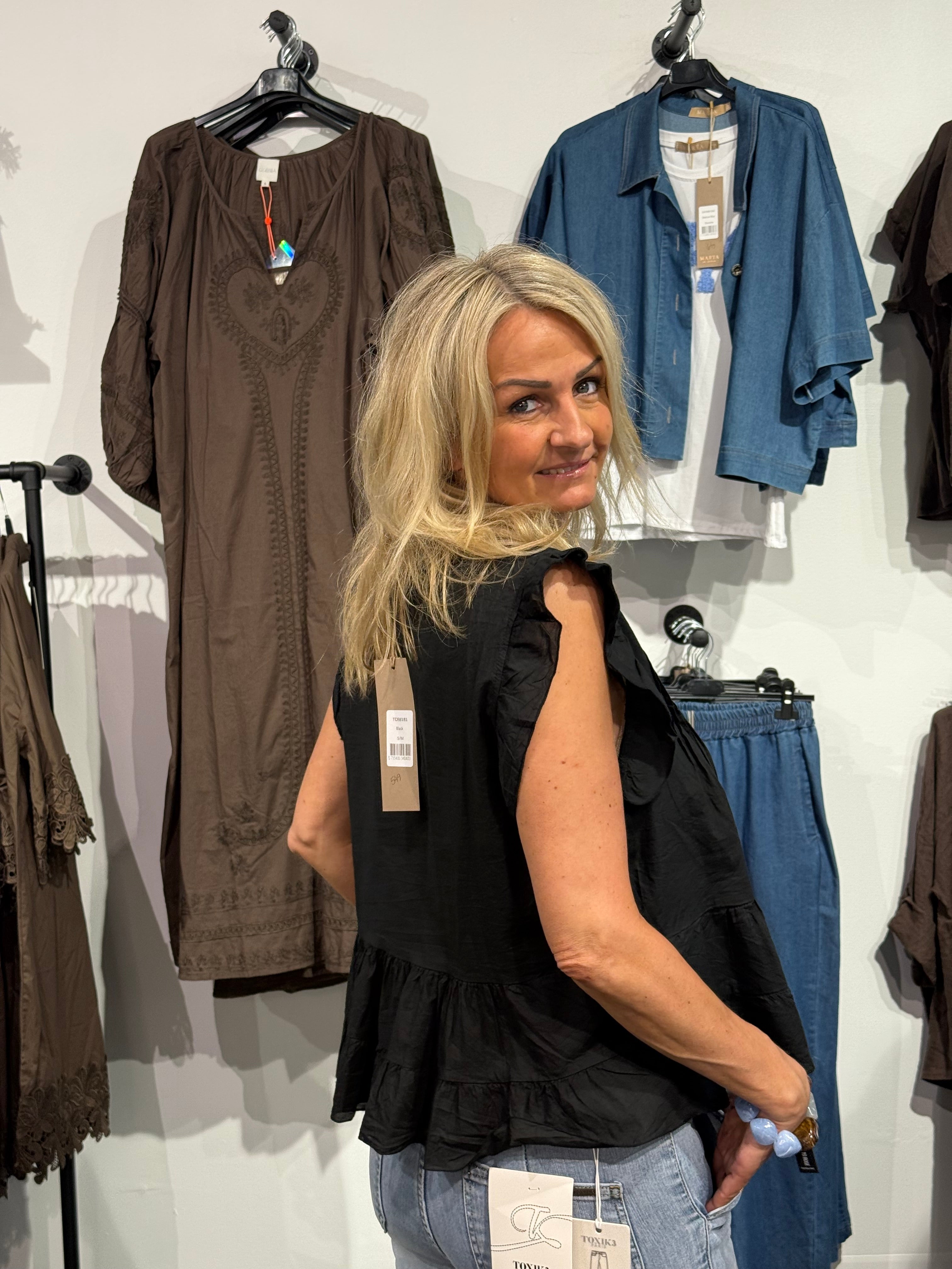 Luisa blouse- black