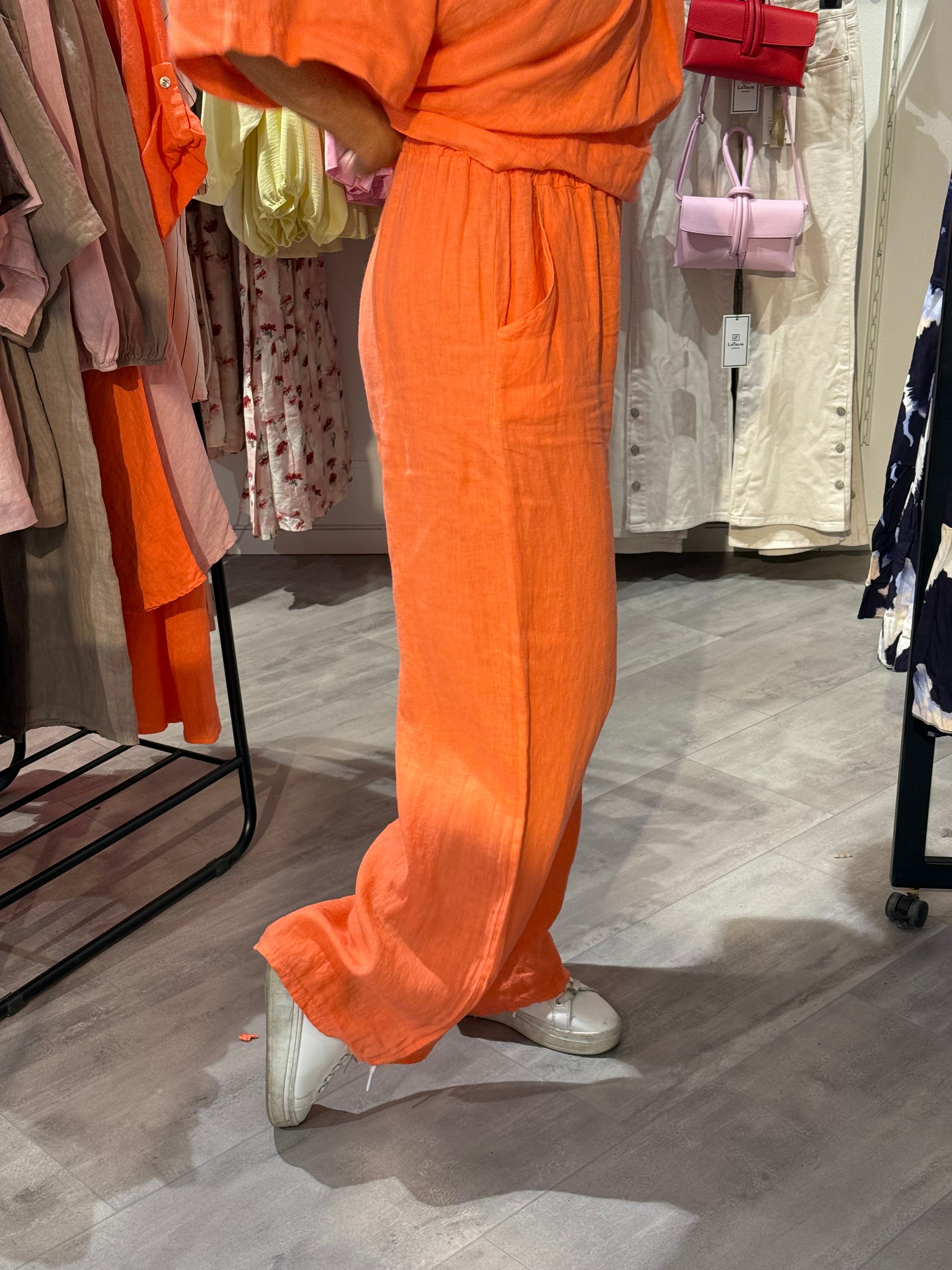 VIDA LINNEBYXOR - ORANGE