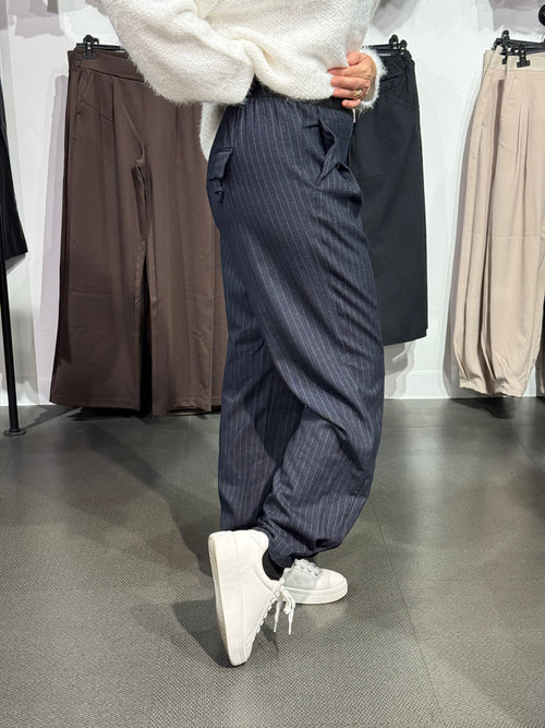 AtalieGo pant - navy stripe