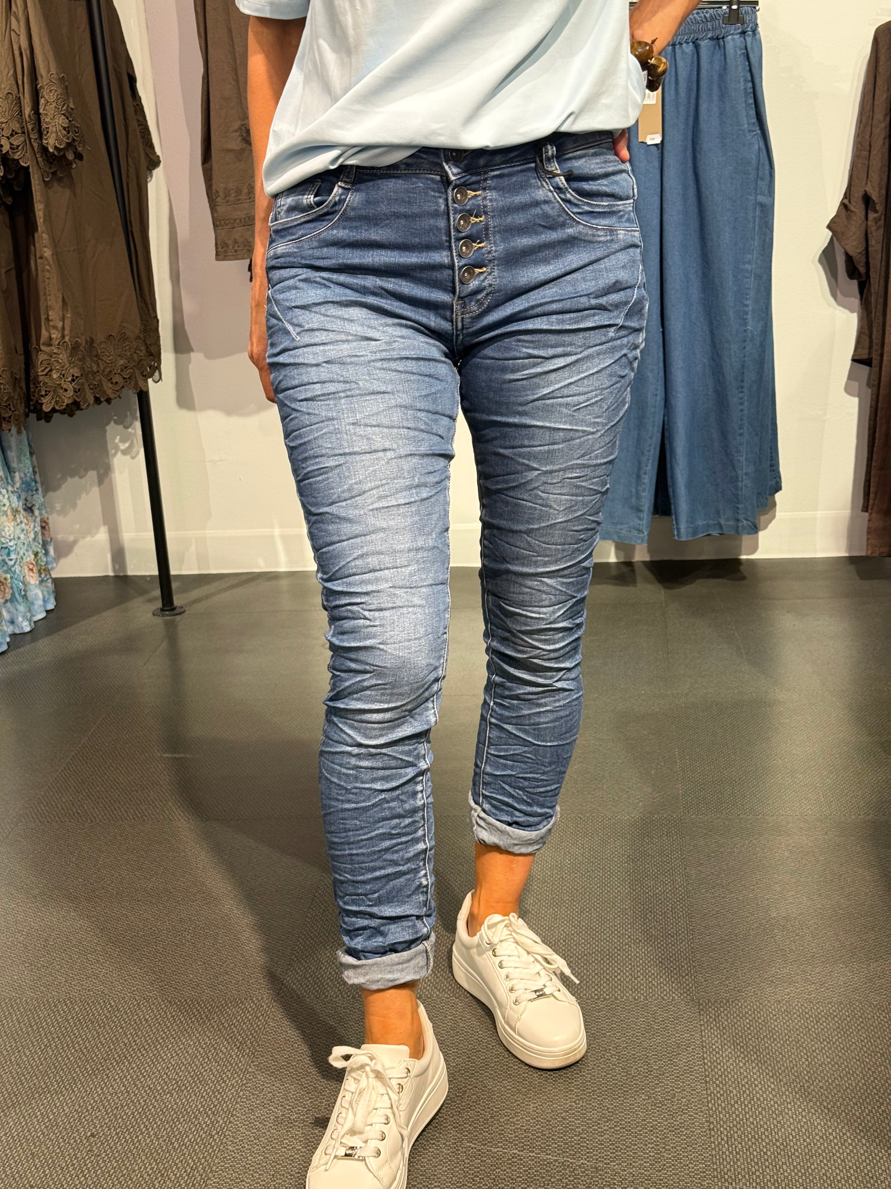 Mirakeljeans- knappar