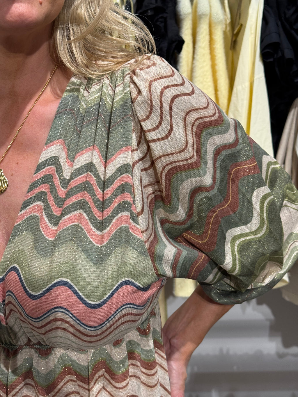 Zina maxi klänning- grön