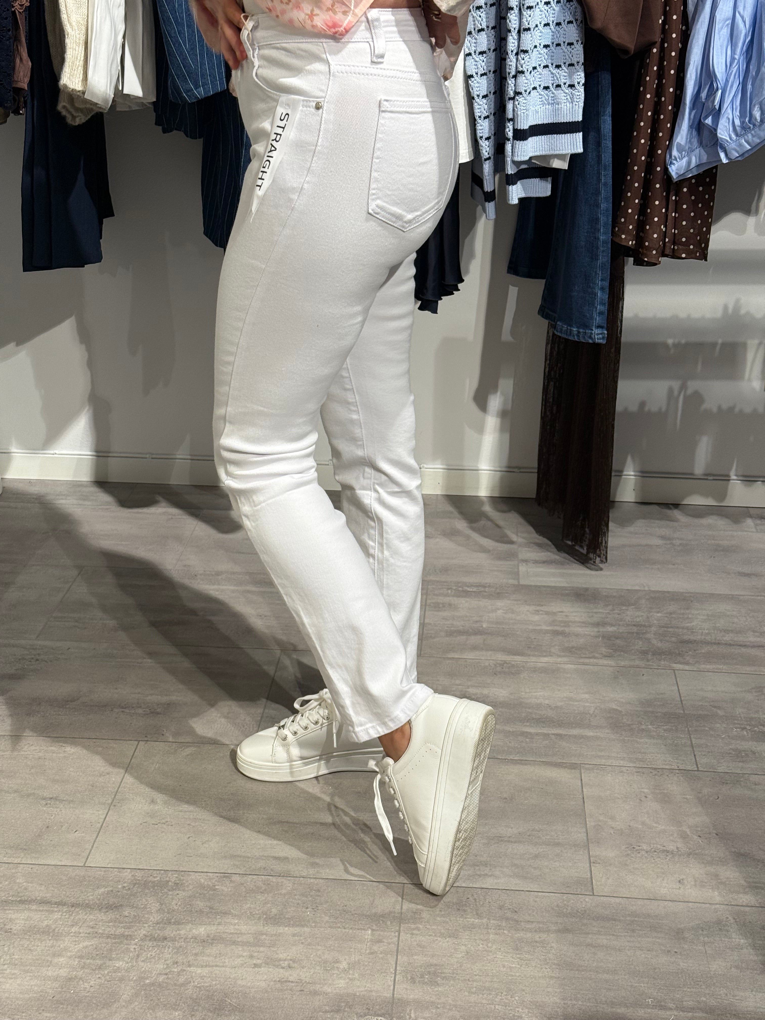 Straight jeans - vit