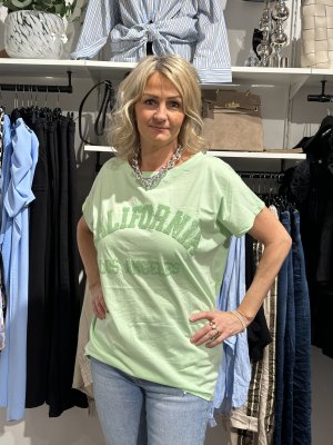 T-shirt California grön