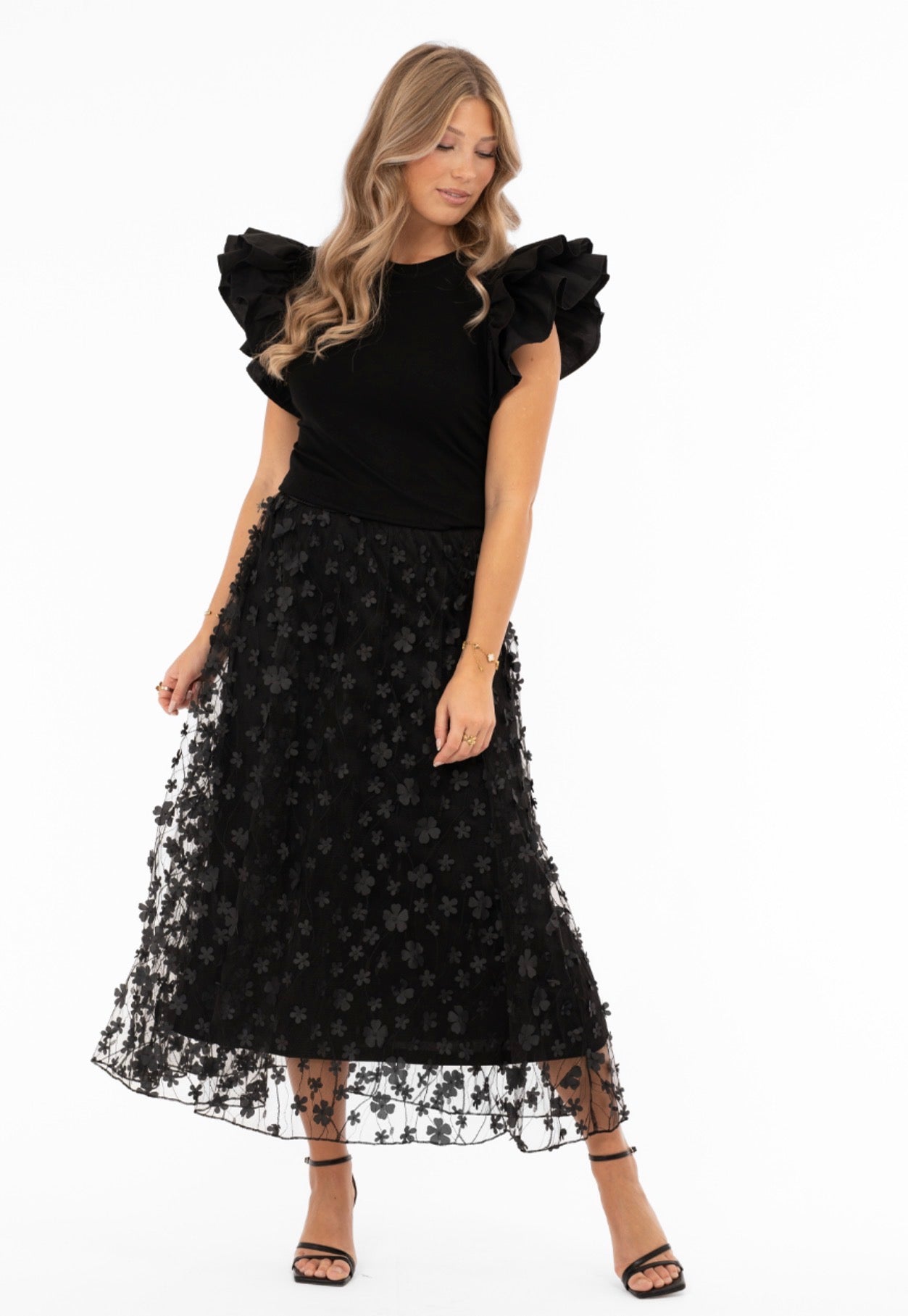 CHATEAU SKIRT - BLACK