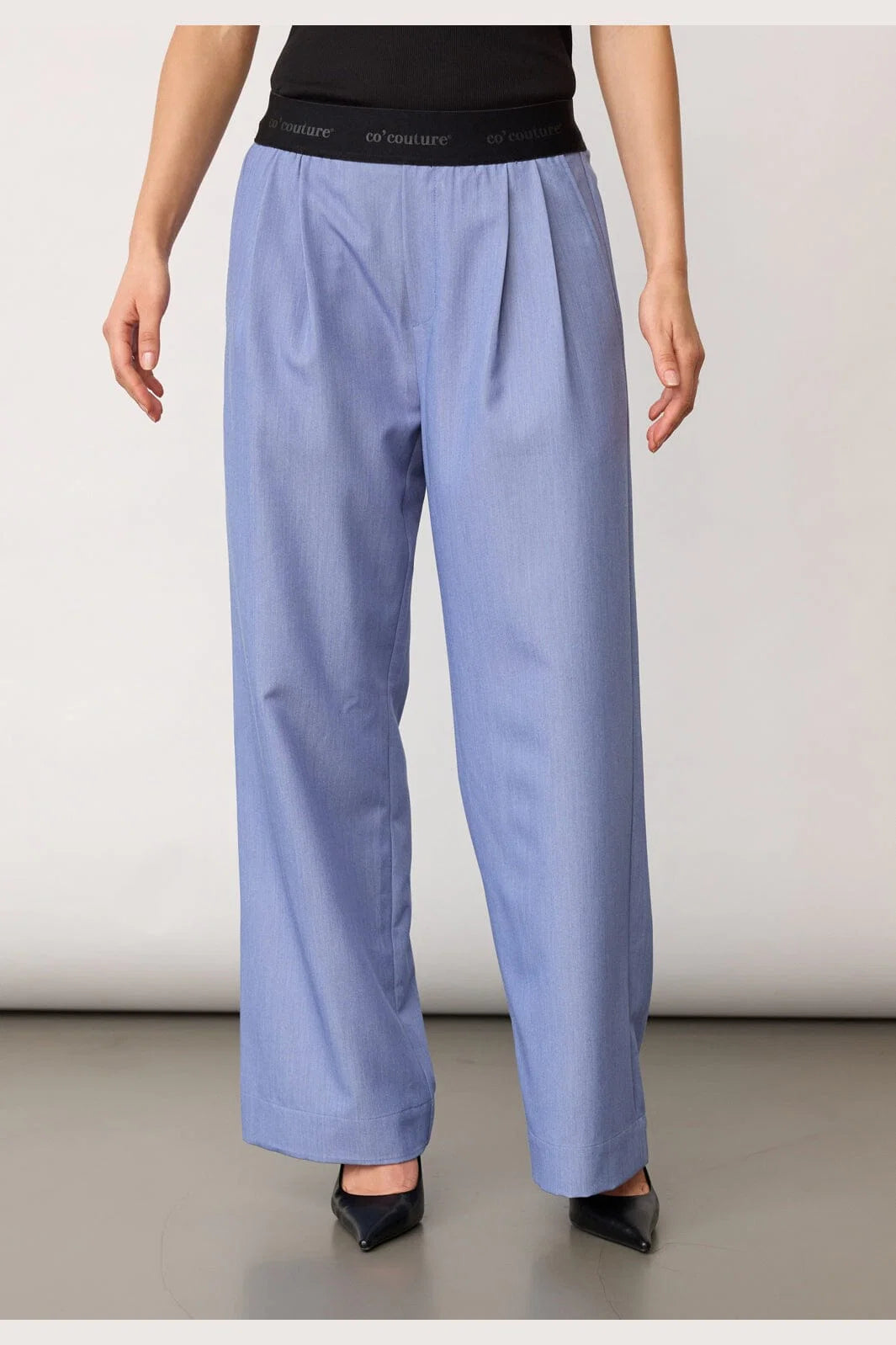 CC Amina logo pant - denim blue