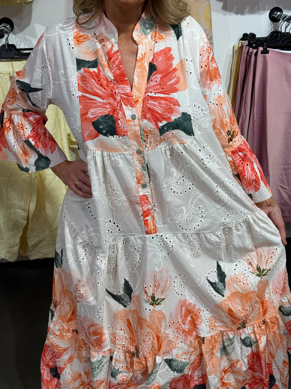 Linn dress - aprikos