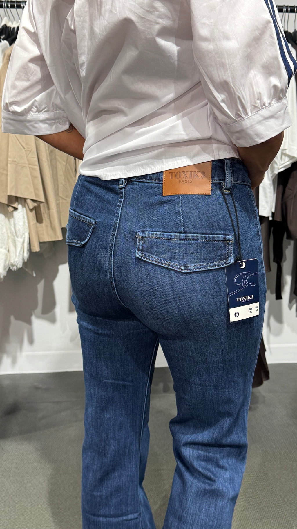TOXIK FLARE POCKET - MEDIUM WASH