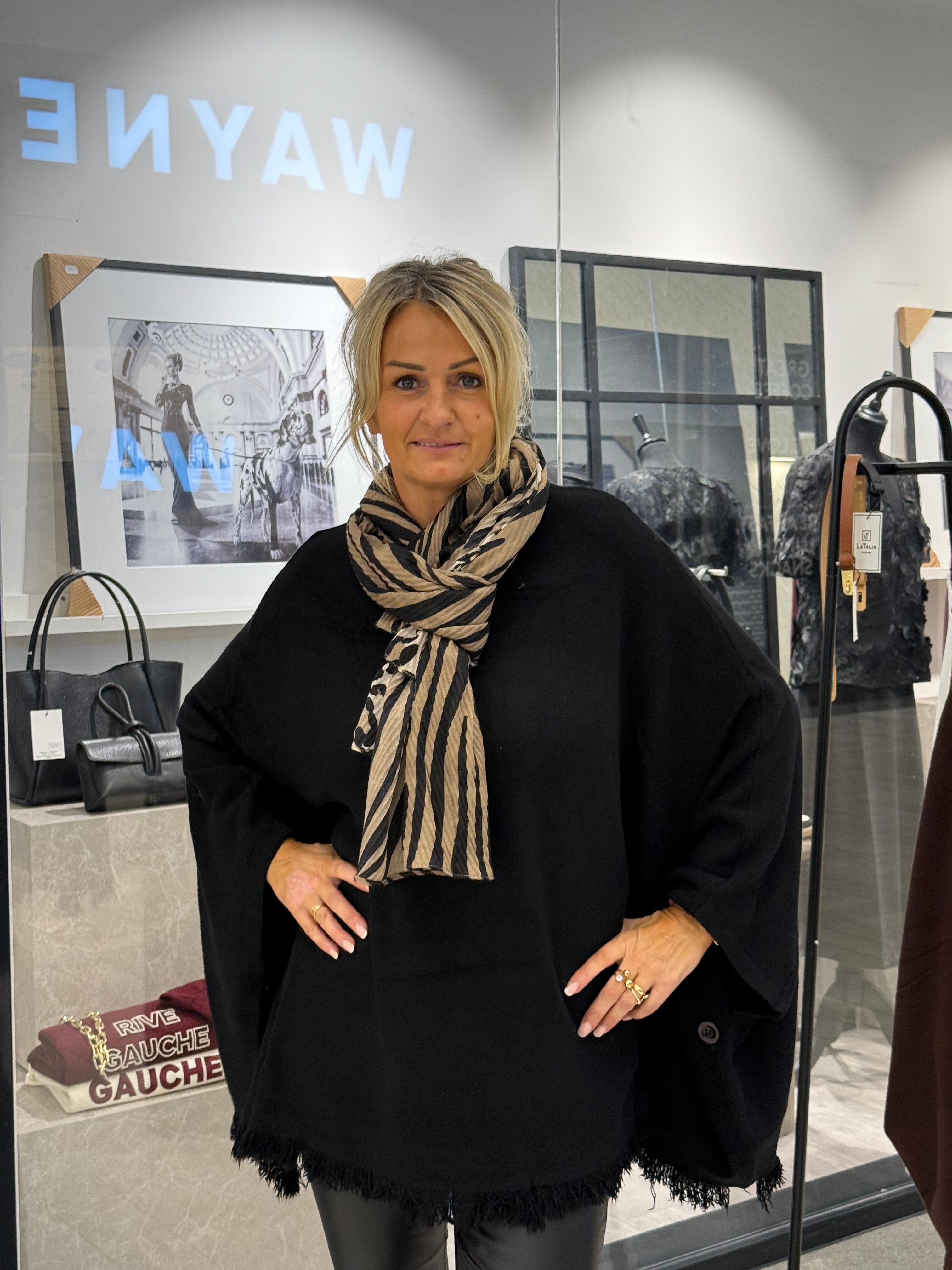 Black poncho