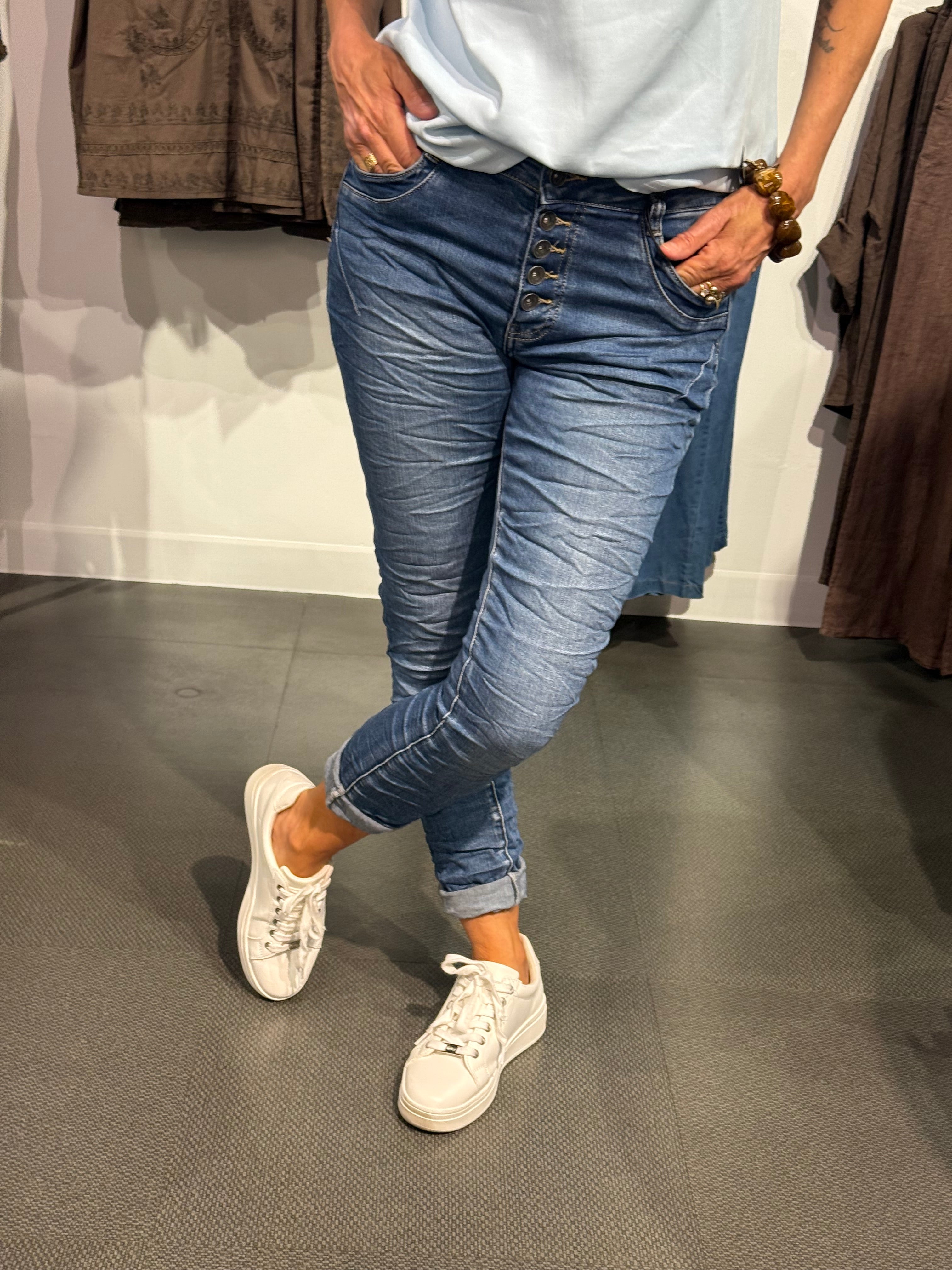 Mirakeljeans- knappar