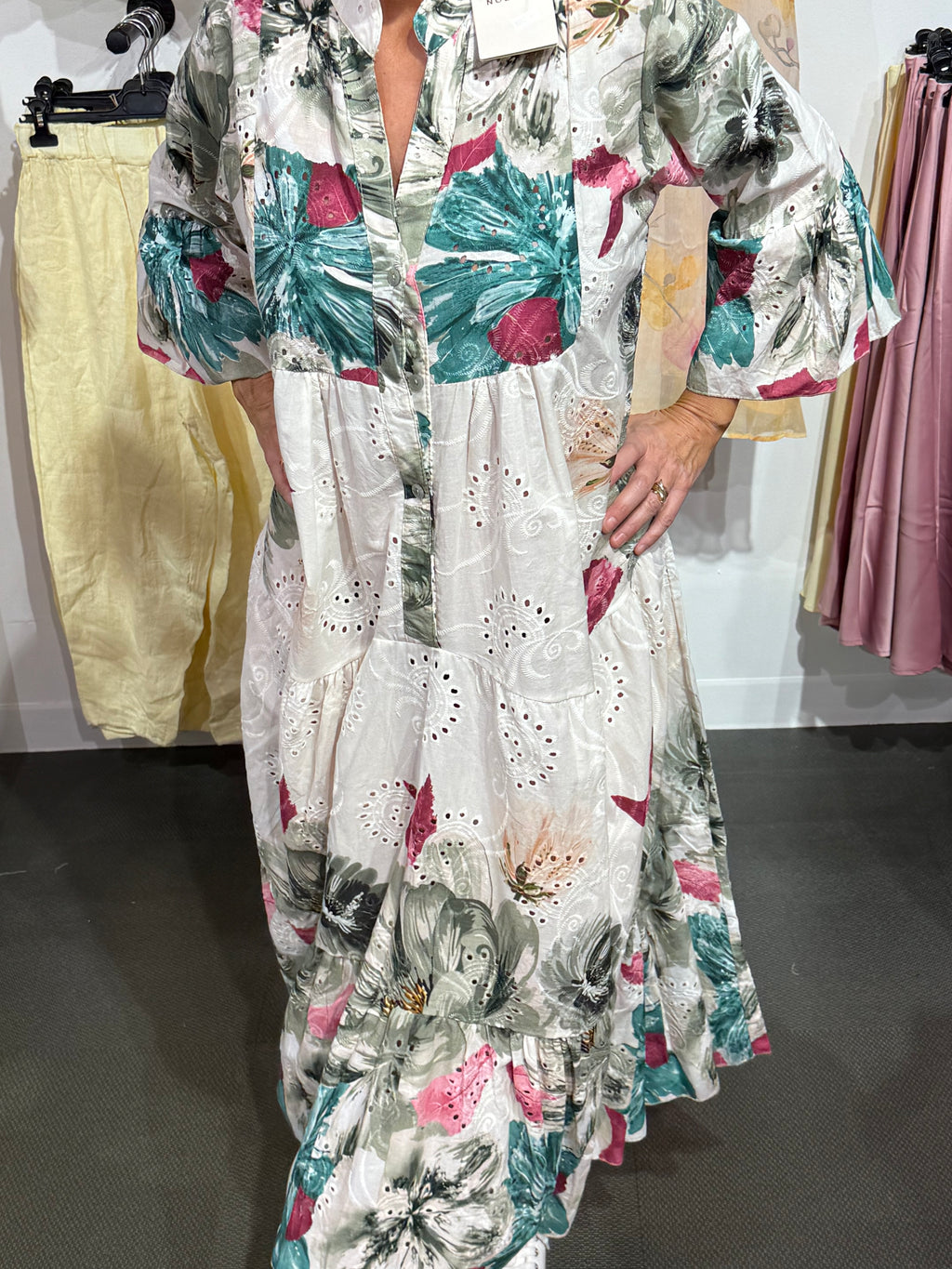 Linn dress - grön
