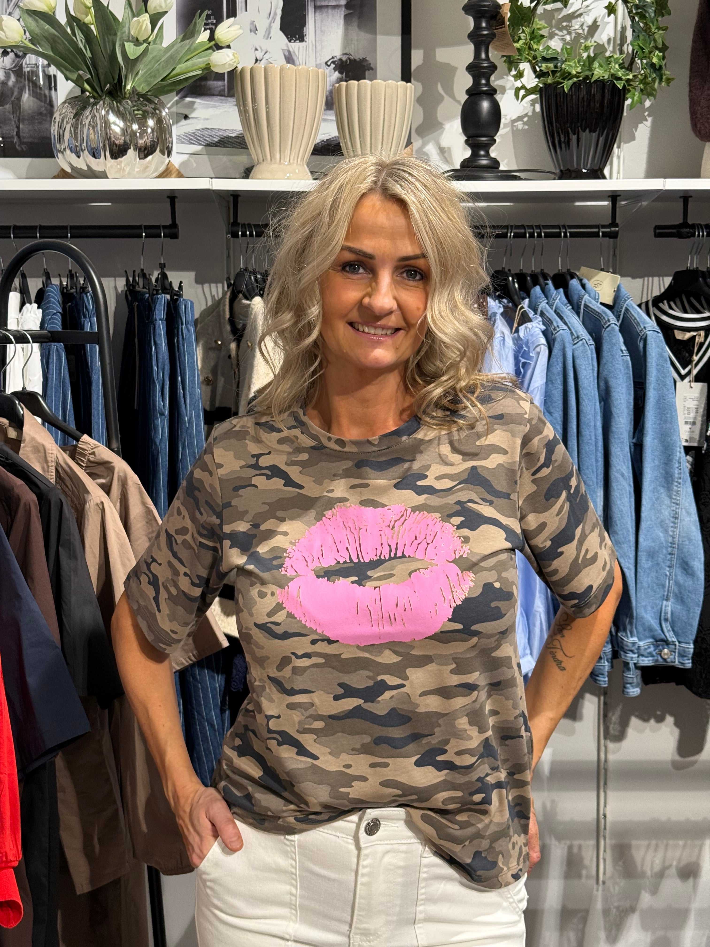 CUdorit Gith T-Shirt - Green Camouflage - Green