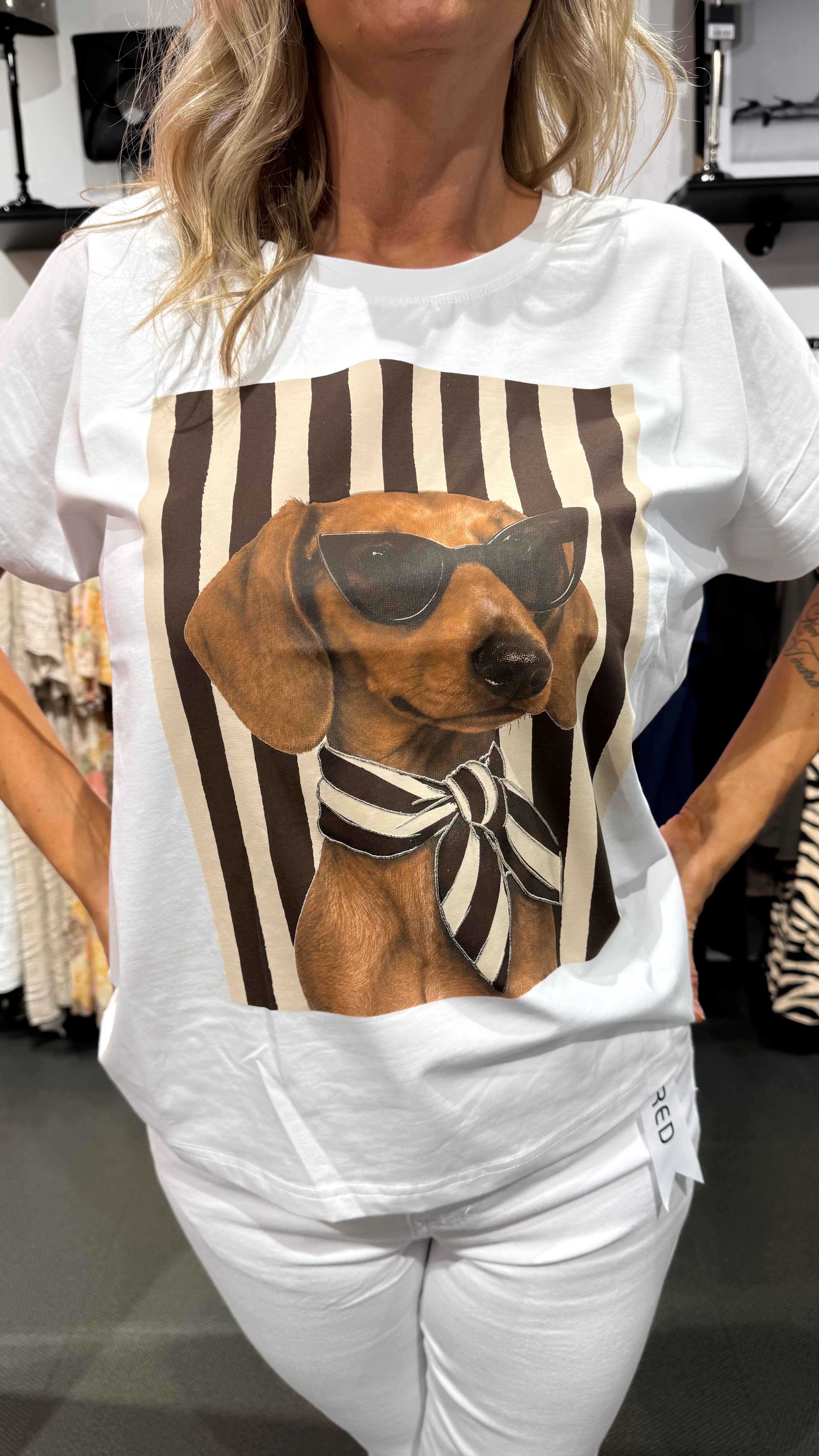 T-shirt dog - Brown