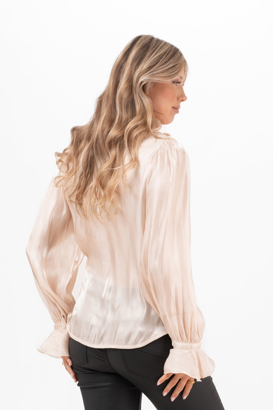ARIA BLOUSE- CHAMPAGNE