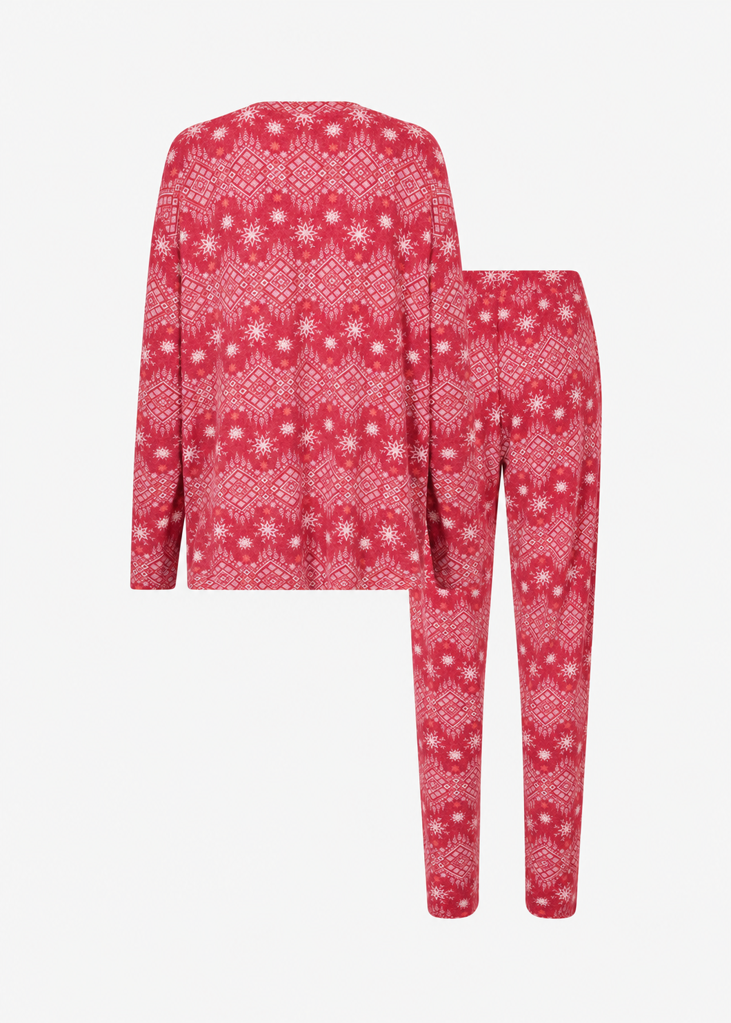 Pyjamaset röd/vit
