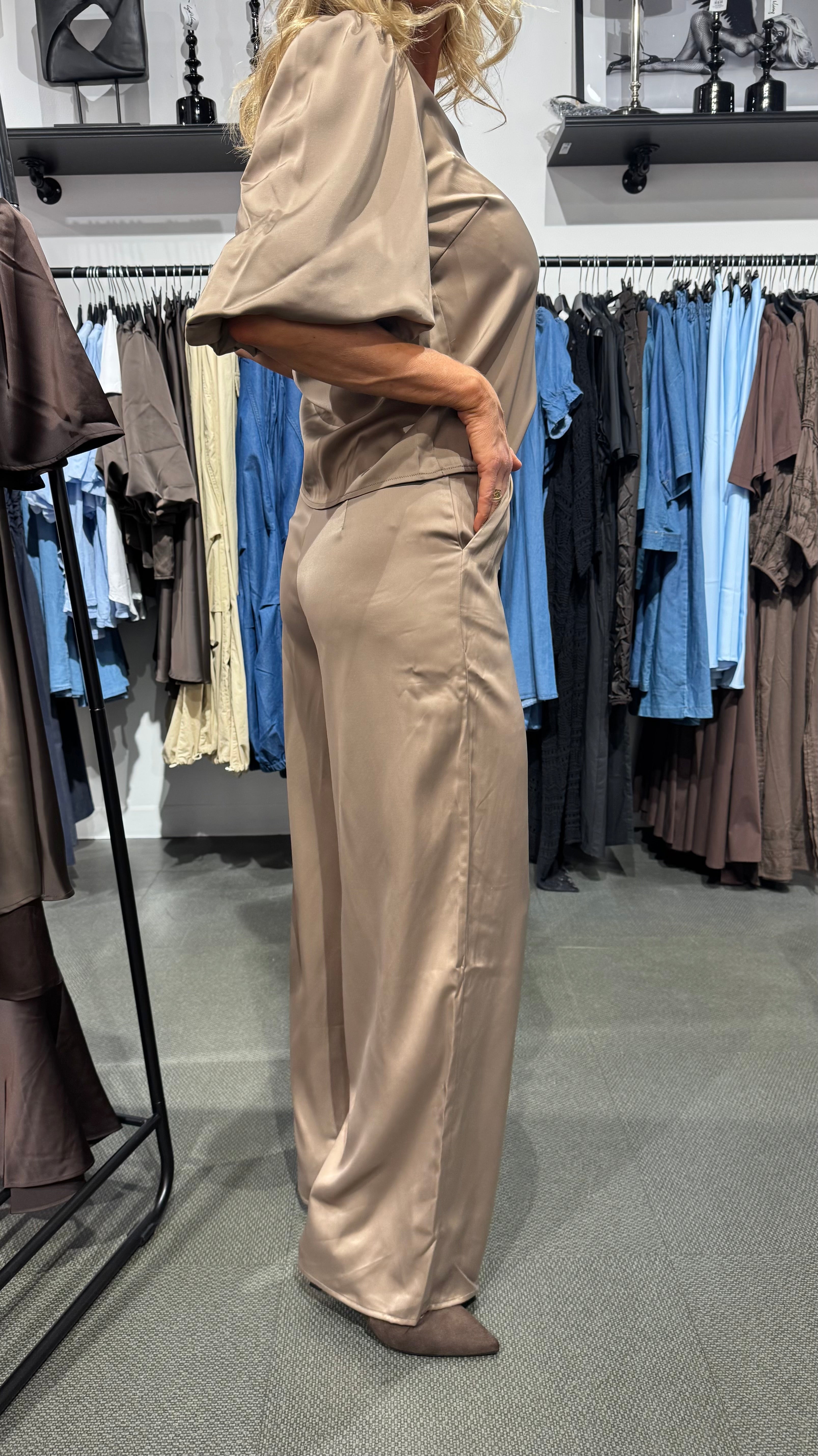 YASPELLA WIDE PANTS - FUNGI