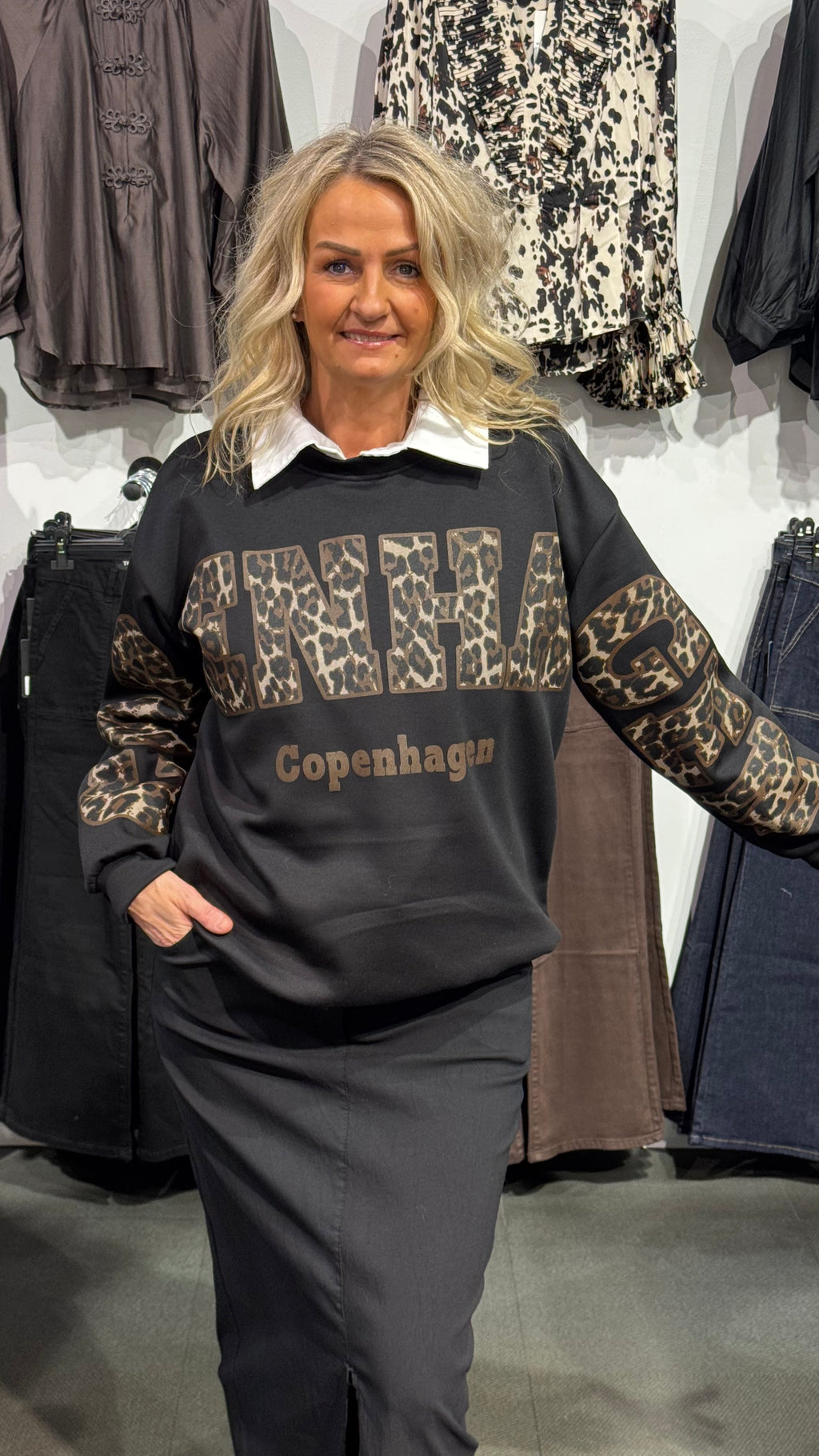 Mdcsevilla Sweatshirt - leo black