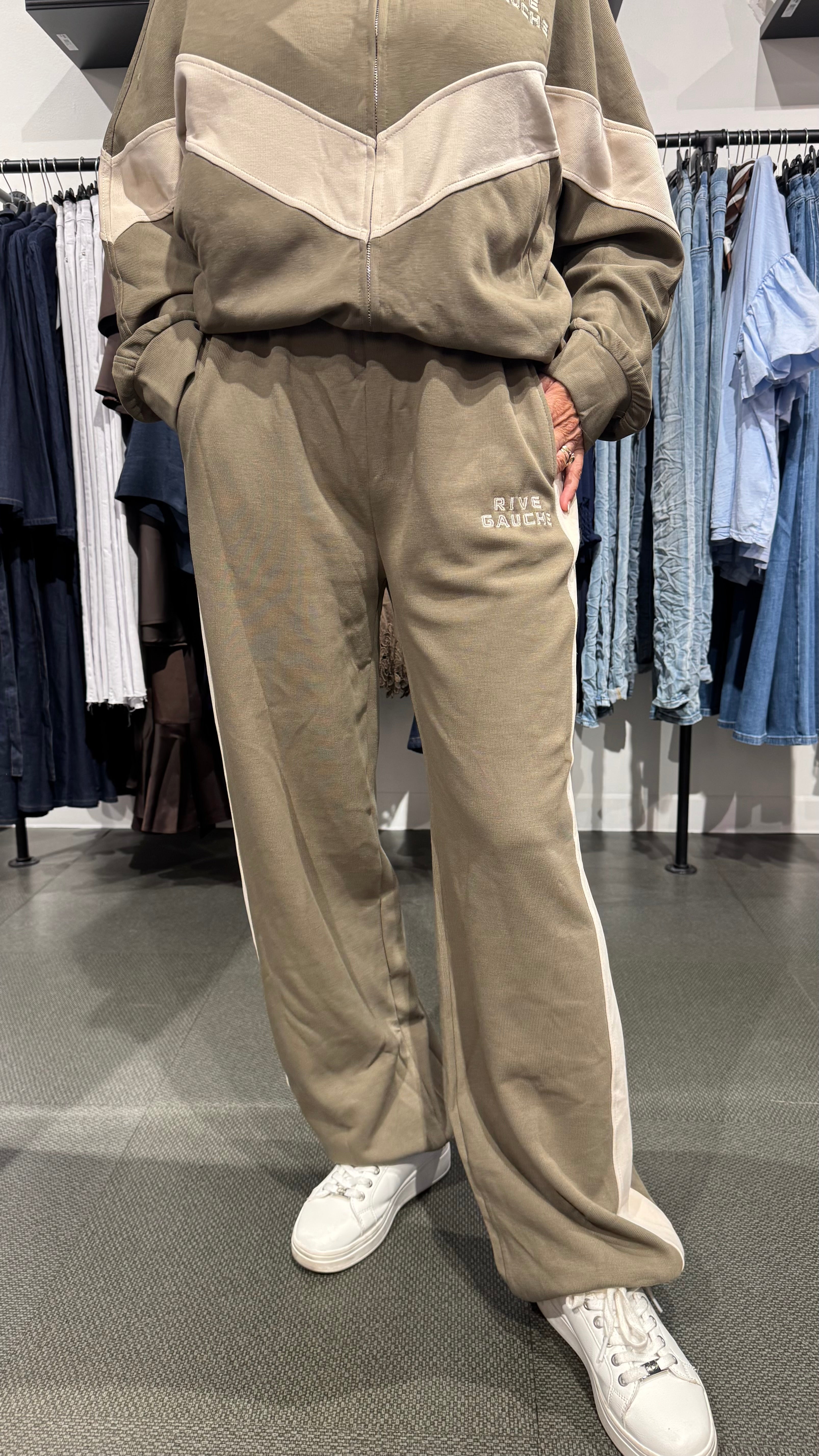 RIVE GAUCHE SET - BEIGE/GREEN