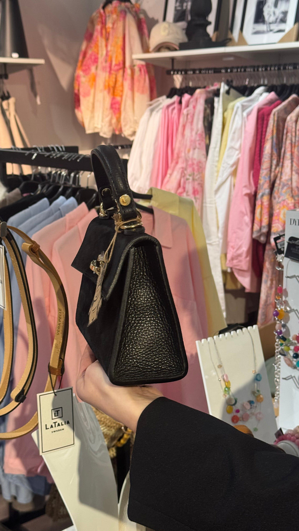 Elsa bag mocka - black