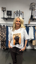 T-shirt douge - vit