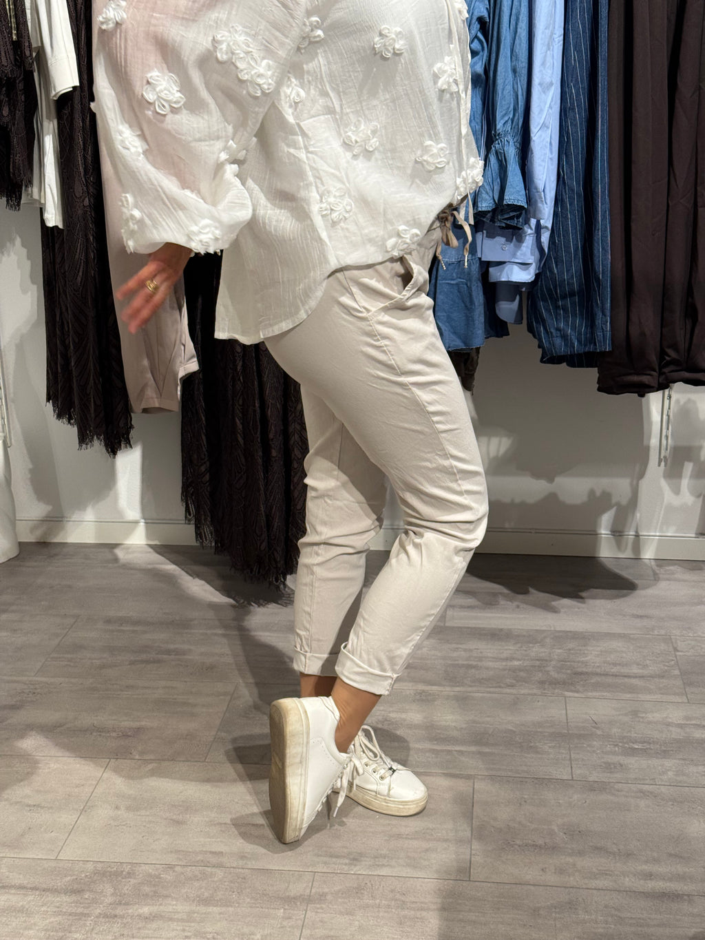 Mirakelbyxa beige