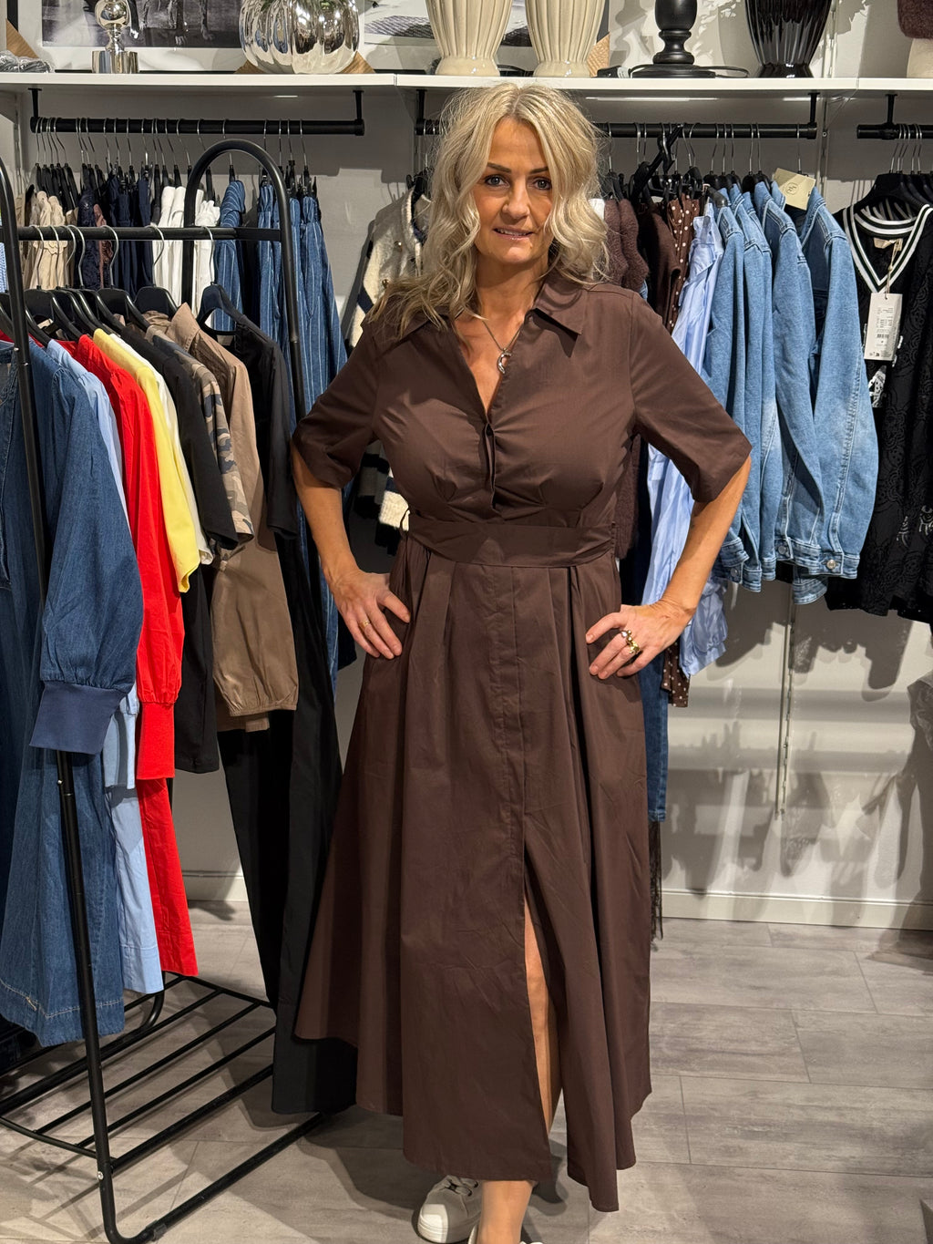 CUnizzy Antoinett Dress - Coffee Bean - Brown