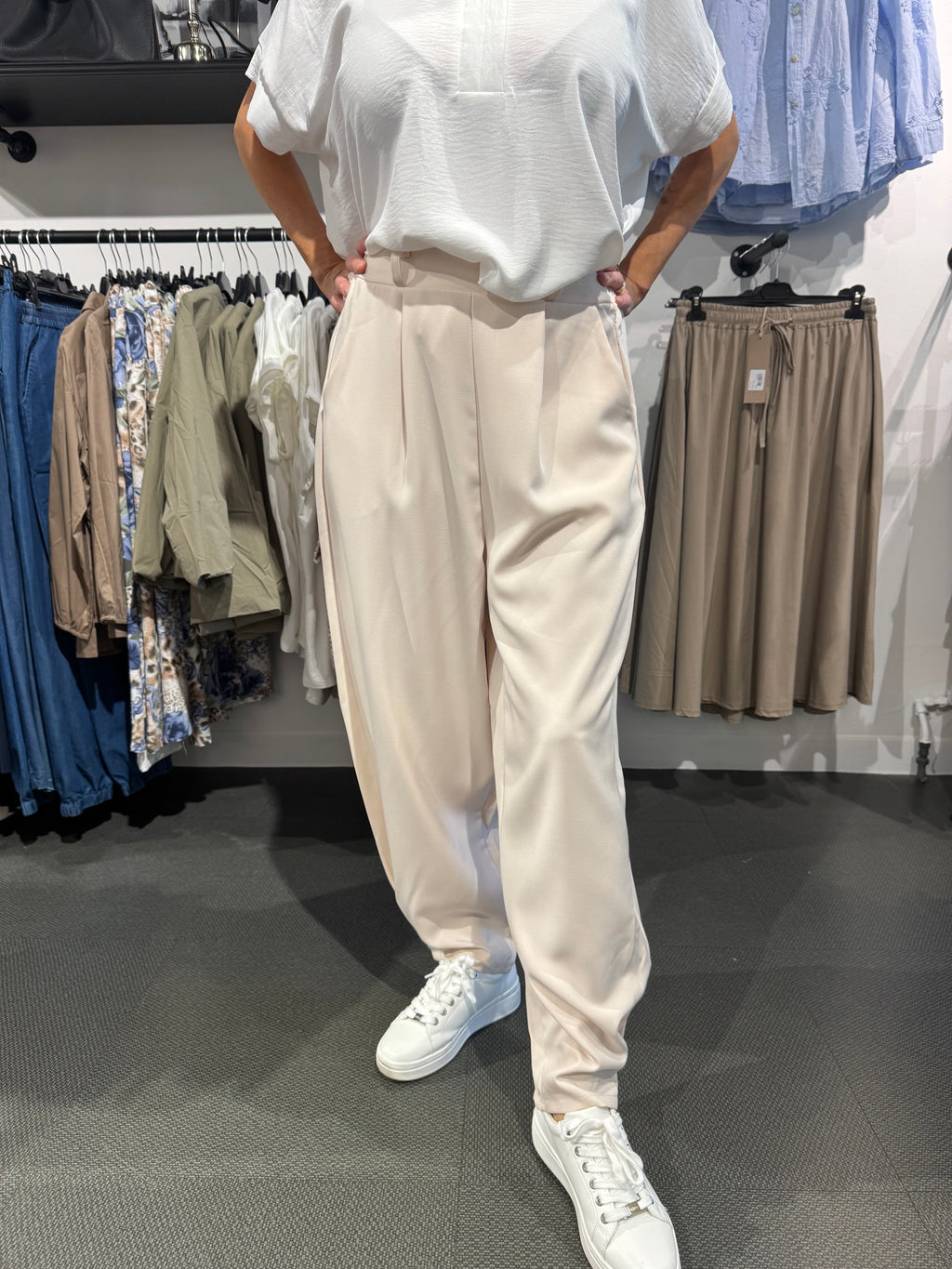 Ballong byxa - beige