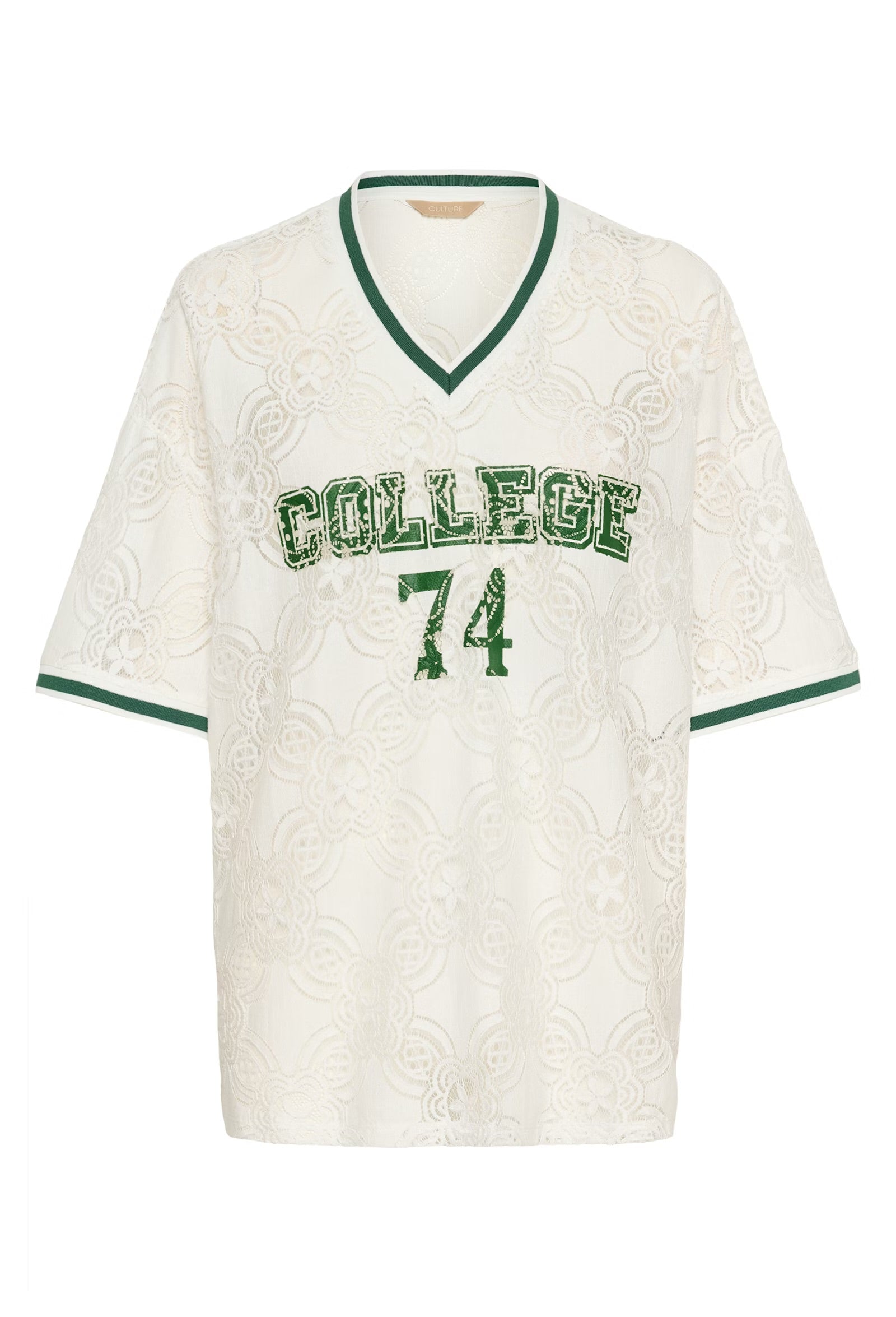 CUcollege T-shirt - vit