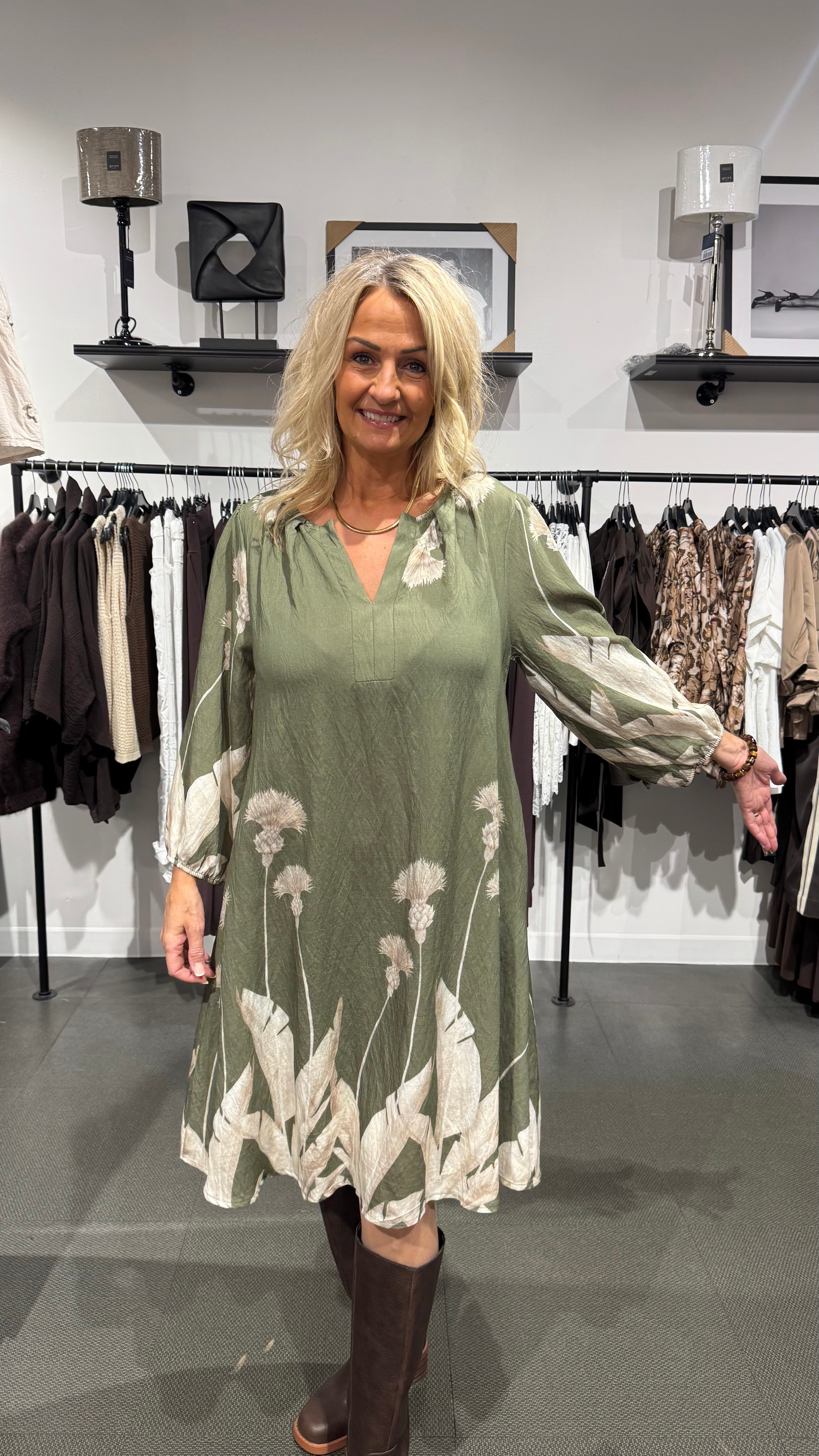 MdcVerbena Dress - grön